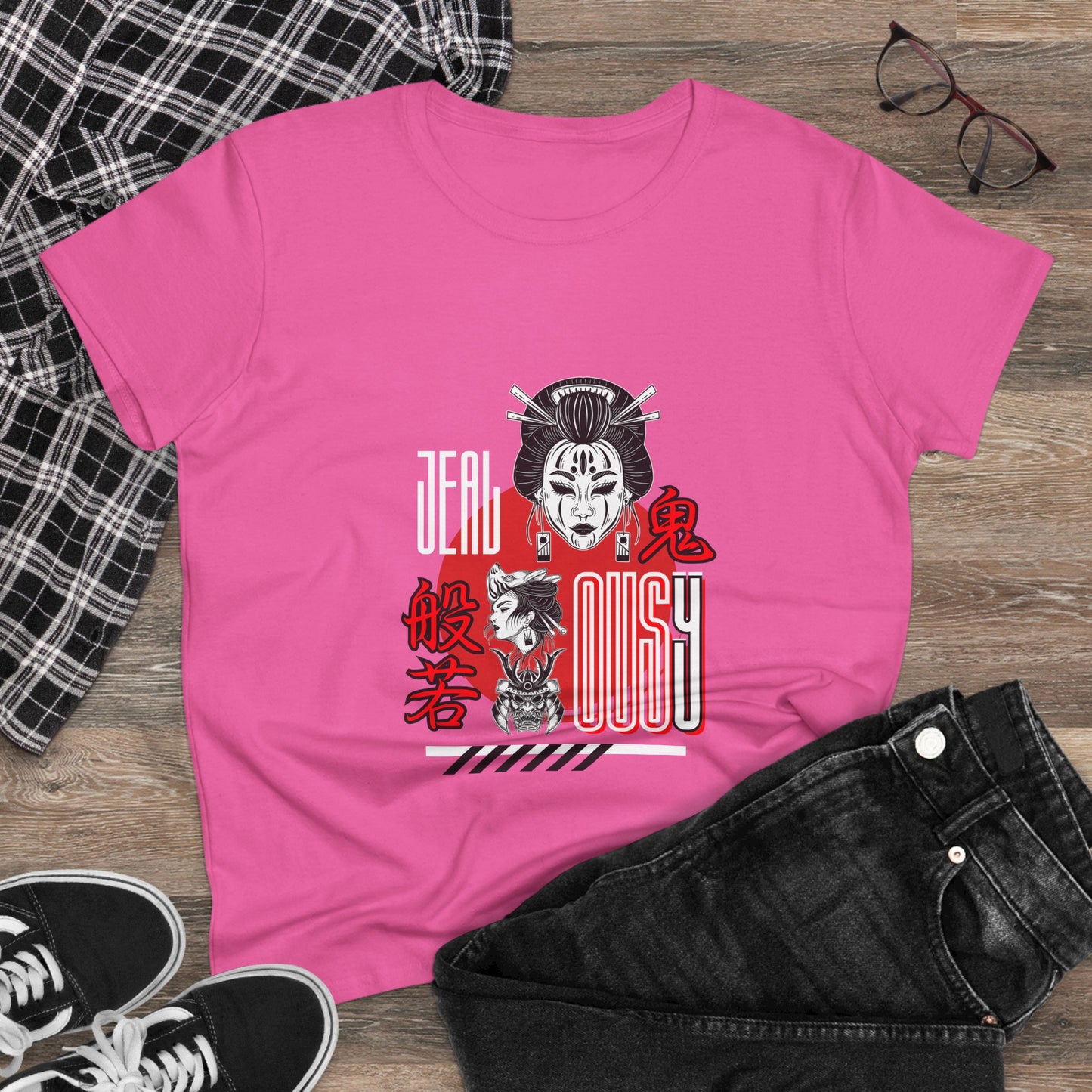 Geisha Style T- Shirt wecke die Geisha in dir