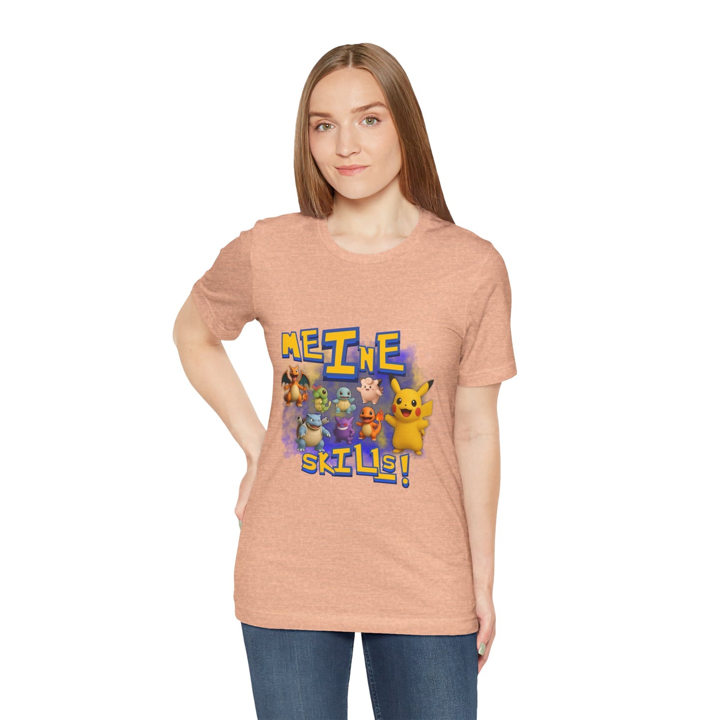Pokemon Skills Unisex Tee, Fun Casual Shirt