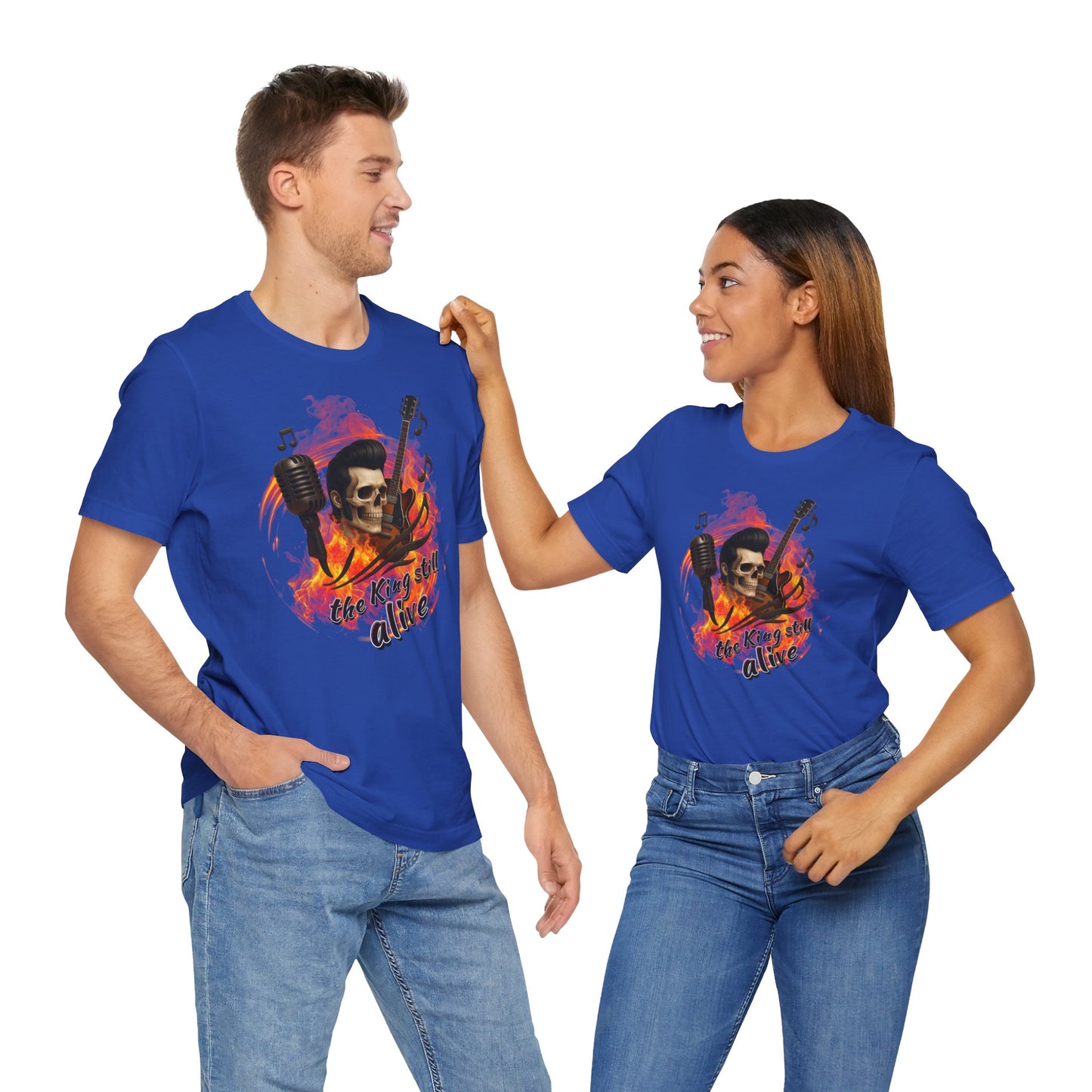 Music Vibes Unisex Jersey Tee - 'The King Still Alive' Graphic T-Shirt