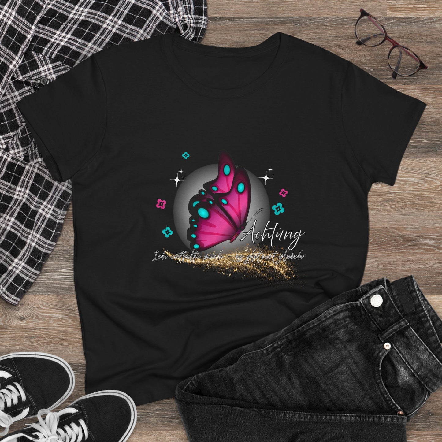 Achtung ich glitzere gleich... T shirt