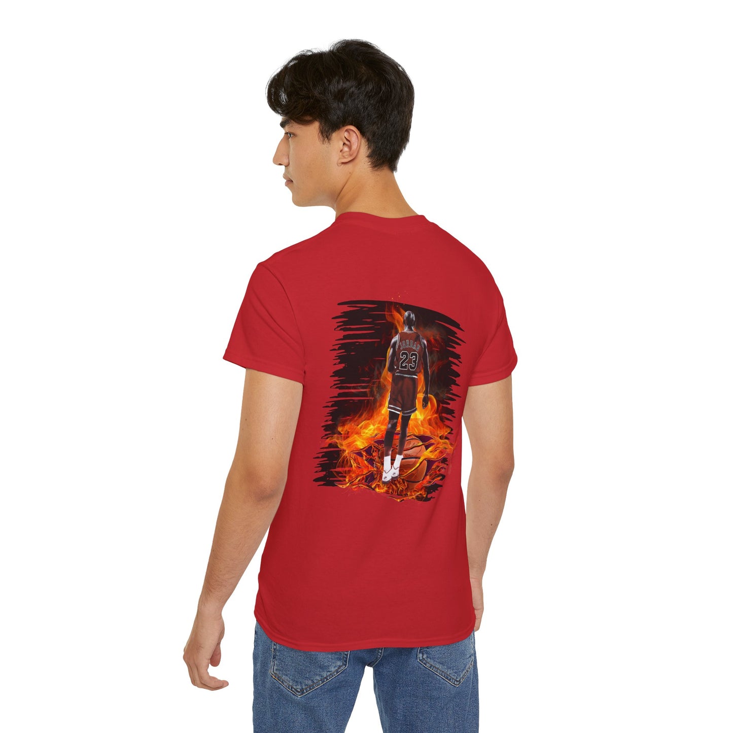 Basketball Jordan, Cool Sports Shirt, Unisex Cotton T-Shirt