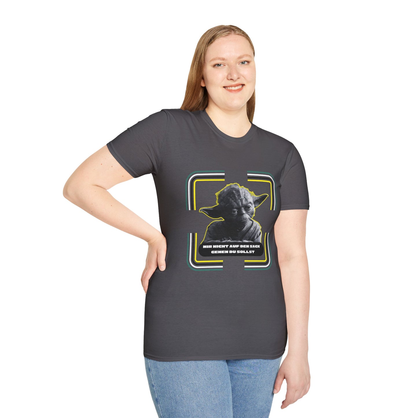 Yoda-Inspired Unisex T-Shirt - 'MIR NICHT AUF DEN... GEHEN DU SOLLST'