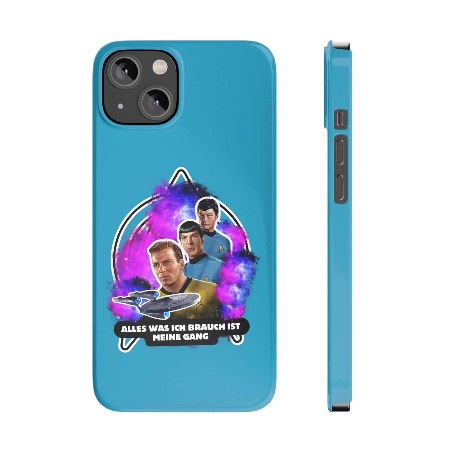 Handyhülle - Star trek Slim Phone Cases "Alles was ich brauch ist meine Gang", Star Trek