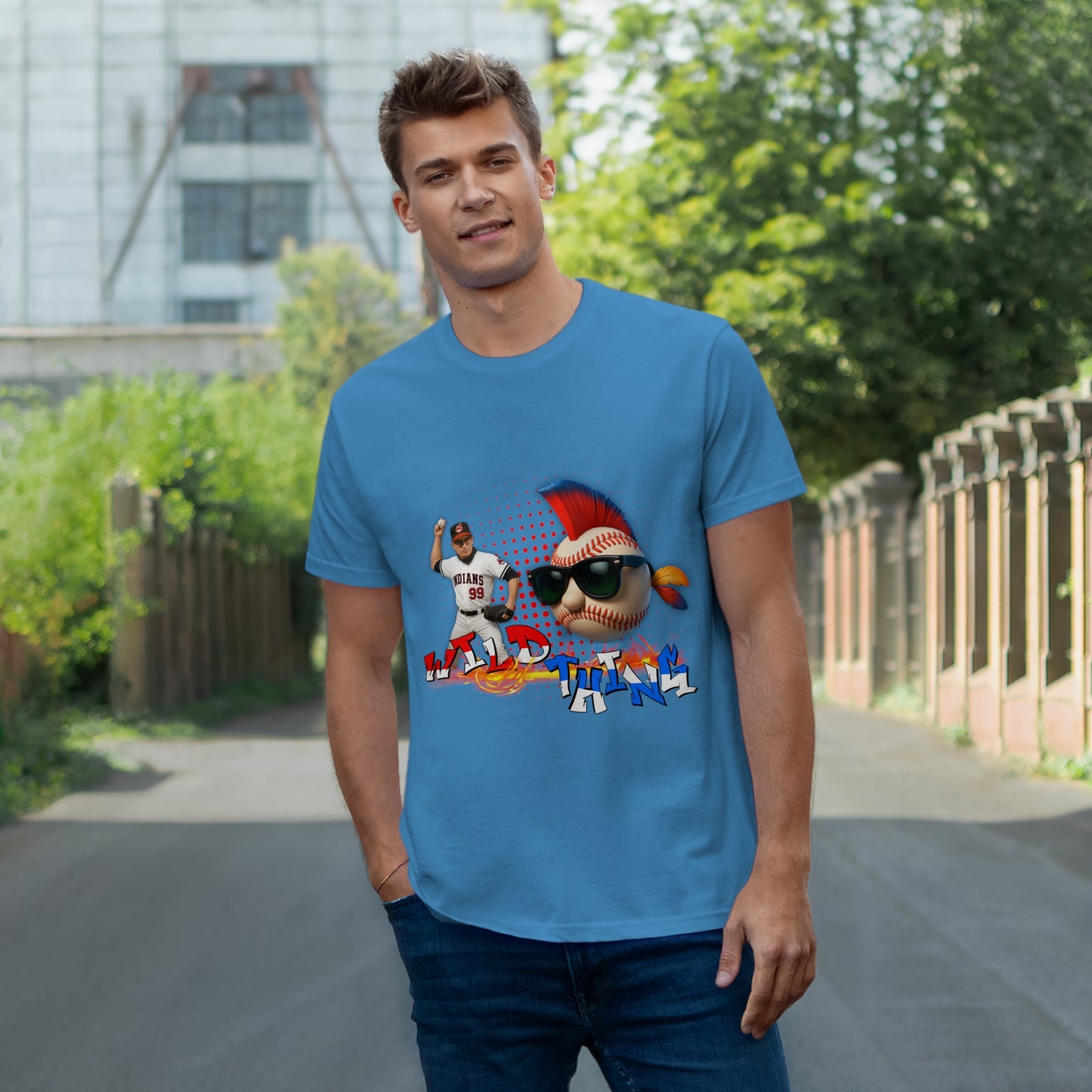 Charlie Sheen Wild Thing - Baseball Fan T-Shirt