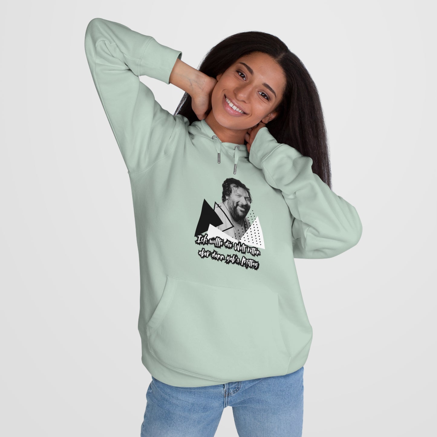 Hoodie Bud Spencer - I wanted to save the world and then...