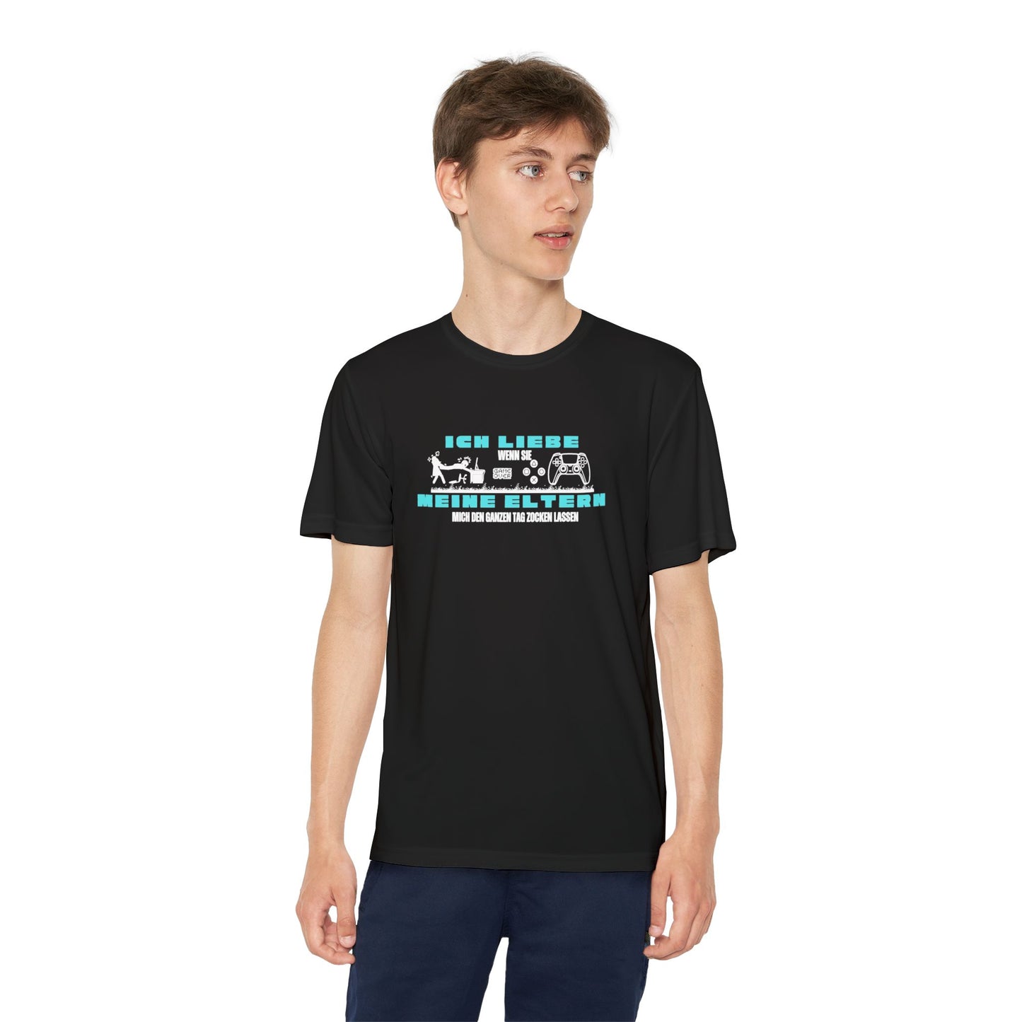 I love my parents - if I can play games all day... Fun Shirt