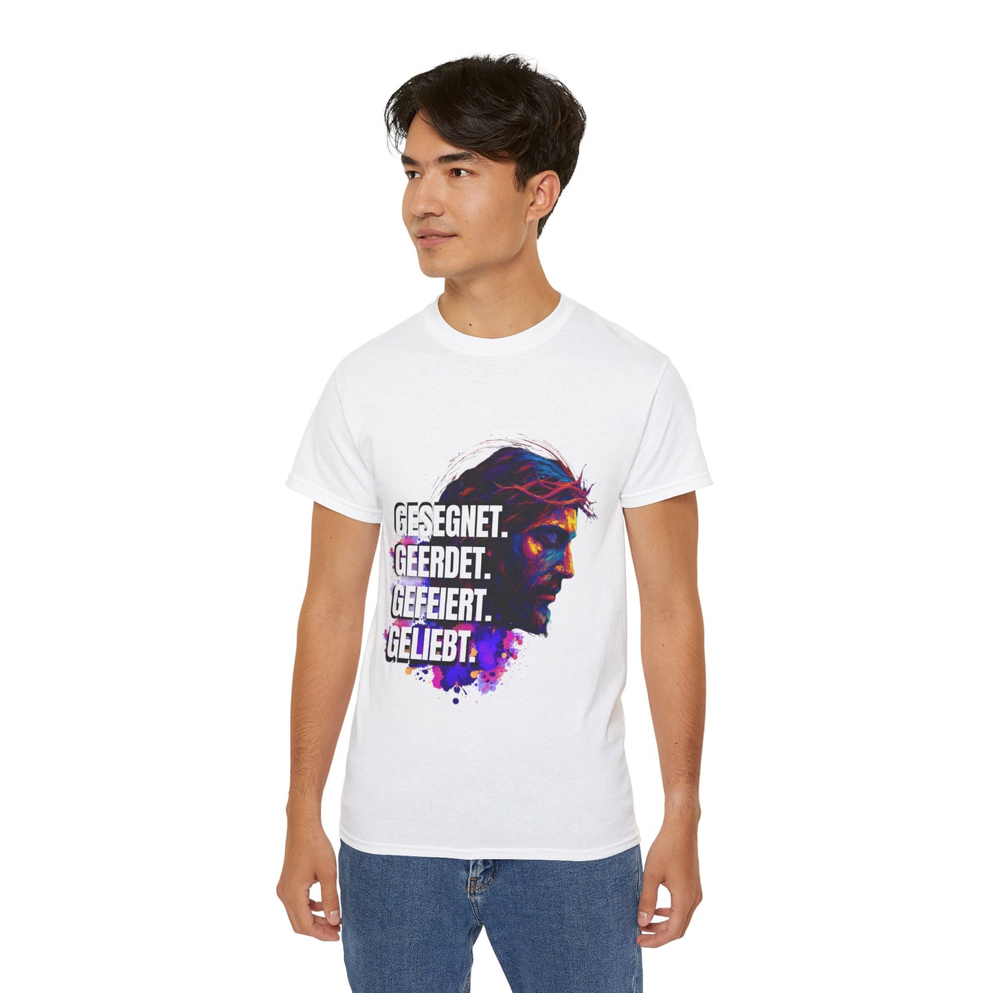 Gesegnet. Geerdet. Gefeiert. Geliebt - Jesus Shirt