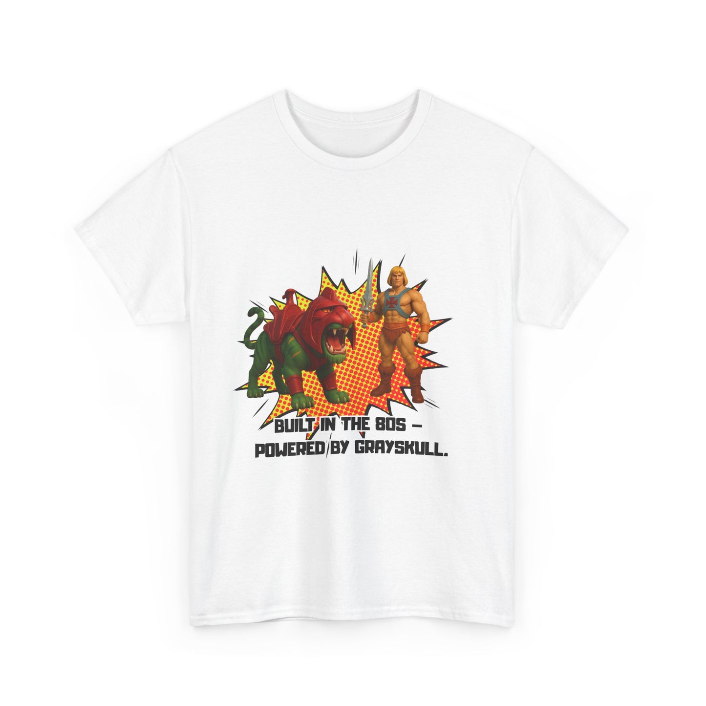 He-Man Unisex Vintage Master of the Universe Retro T-Shirt