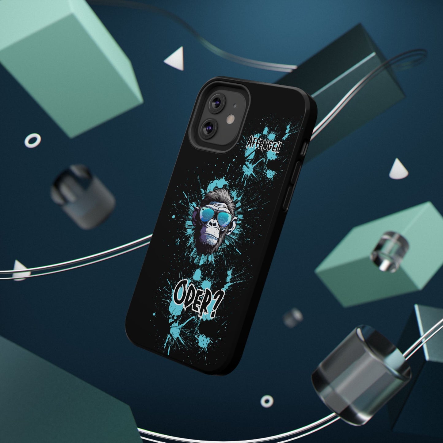 Affengeil - oder? Trendy Gorilla Phone Case - Impact-Resistant, Bold Design for Animal Lovers