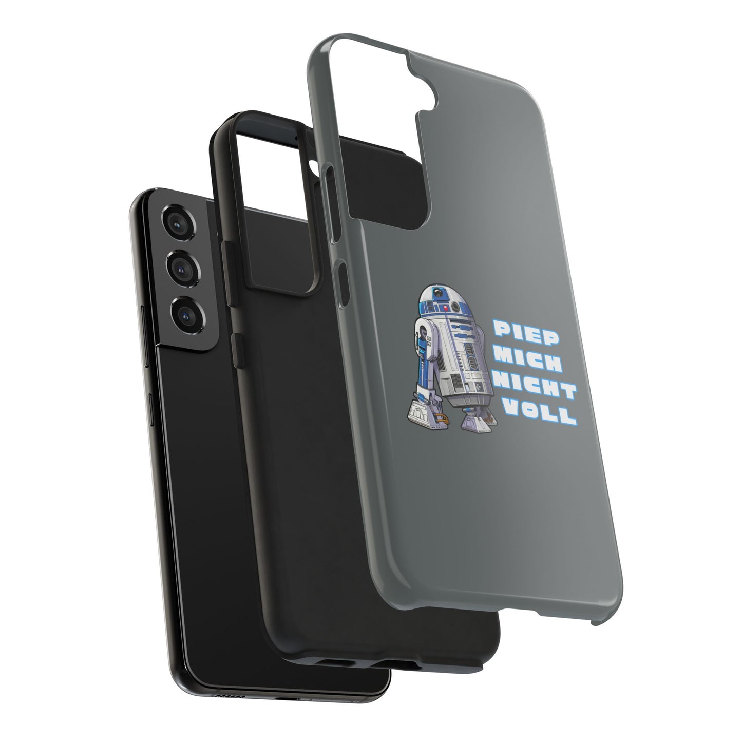 Tough Phone Case - R2-D2 Design with "PIEP MICH NICHT VOLL"