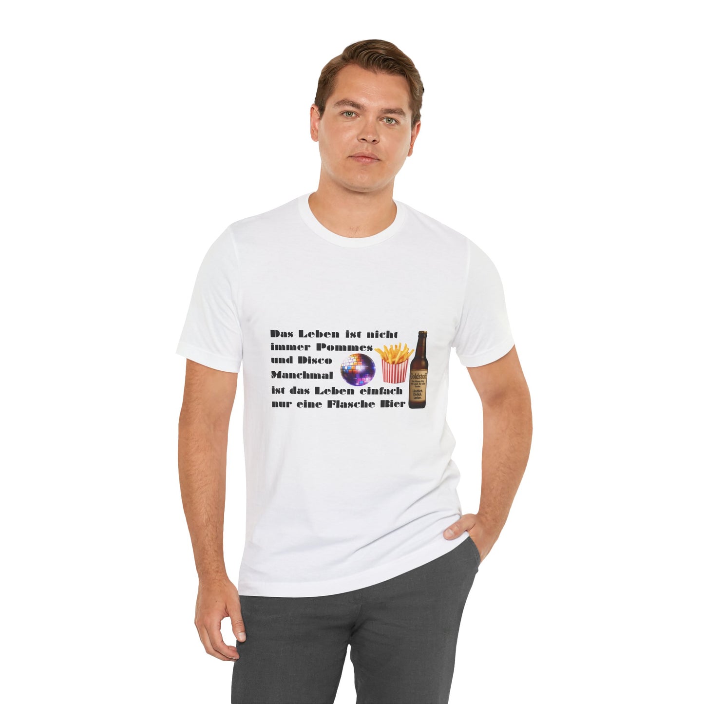 Pommes, Disco & Bier Shirt- Unisex