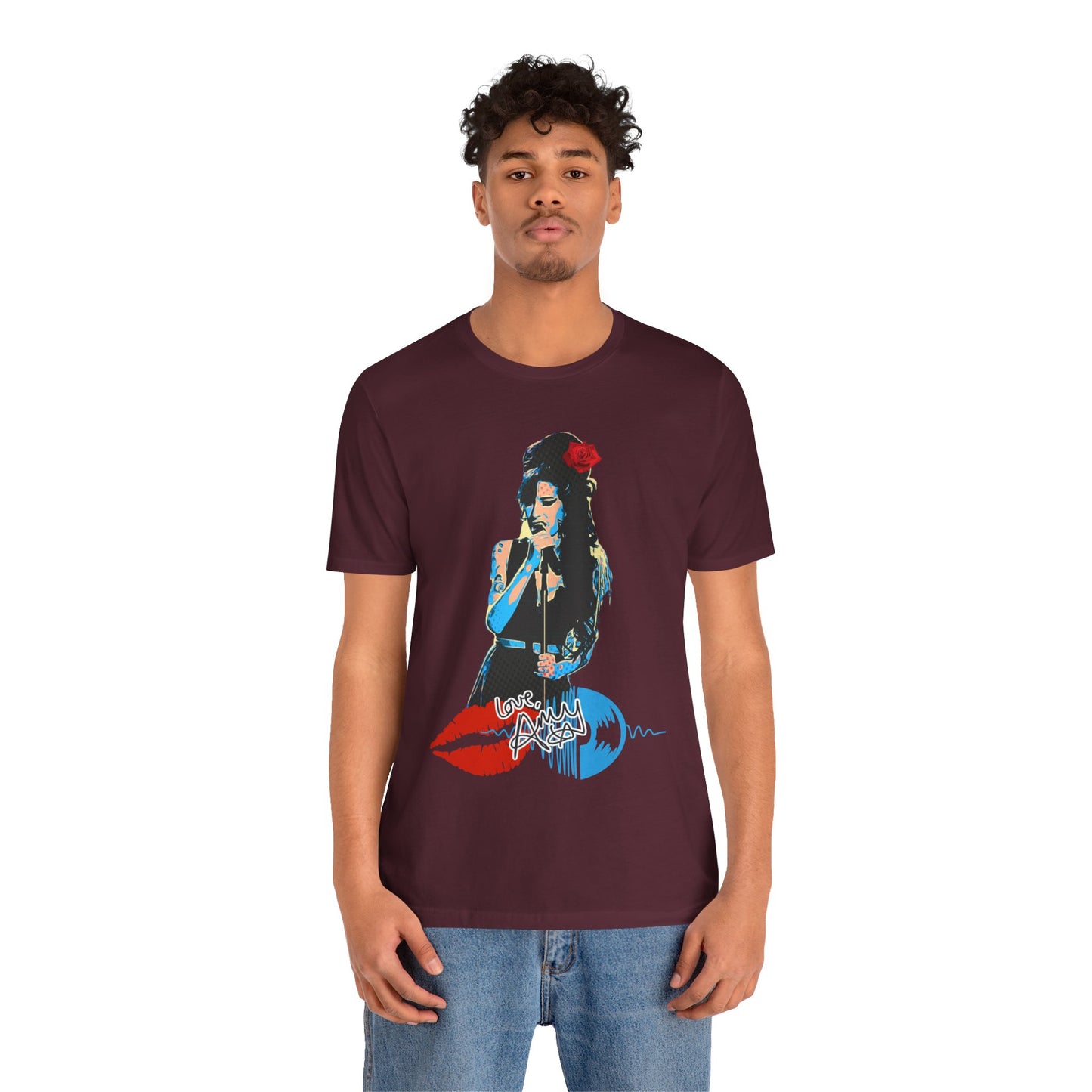 Amy Vintage-Inspired Music Lover's e T-Shirt