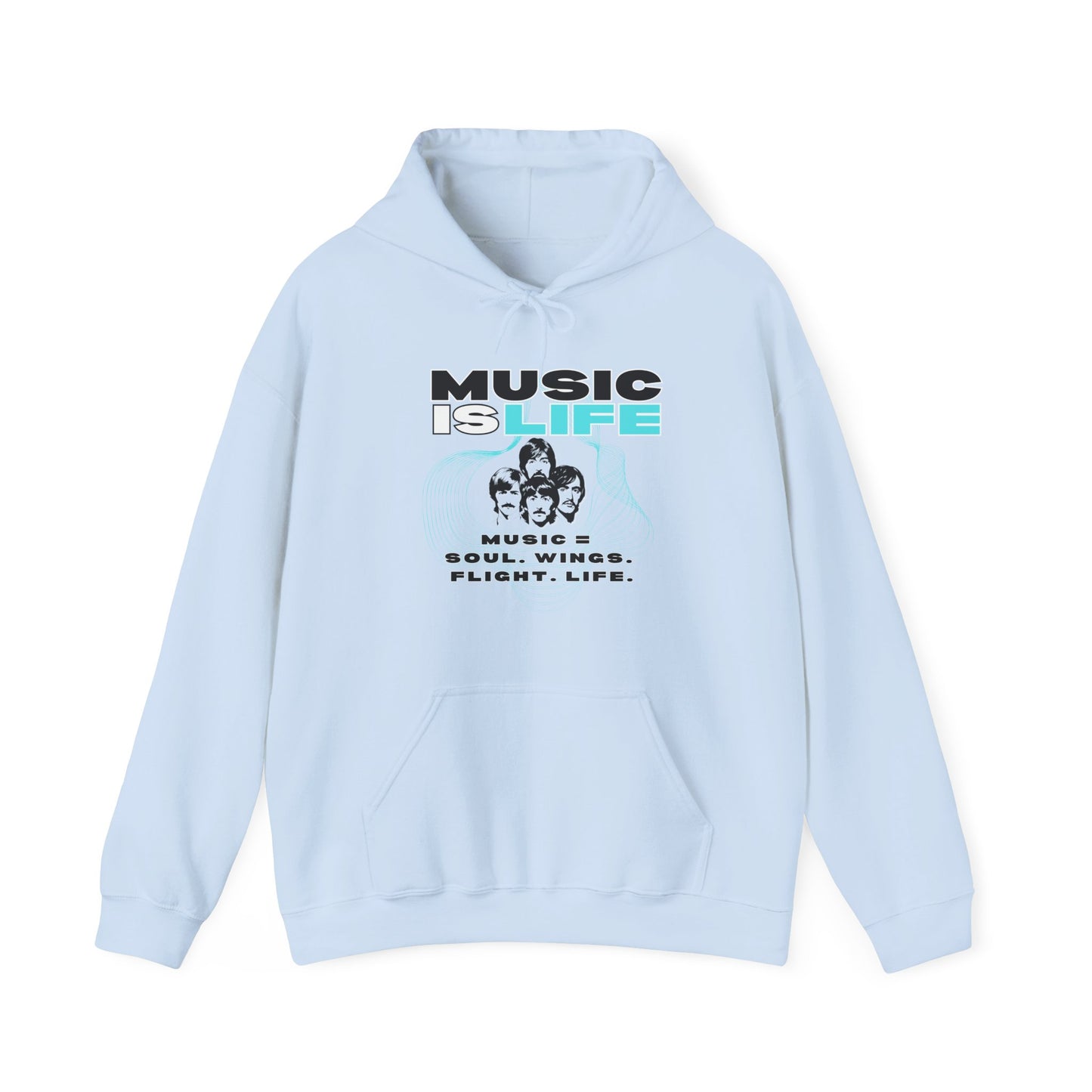 Music is Life Hoodie - Unisex Heavy Blend⢠Sweatshirt