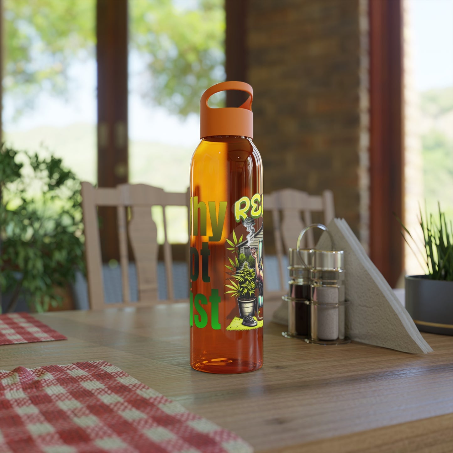 Chic Water Bottle -Wasserflasche Why not just relax