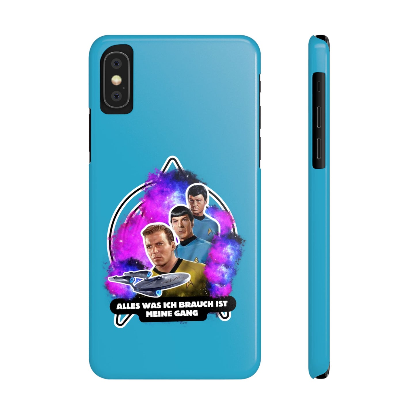 Handyhülle - Star trek Slim Phone Cases "Alles was ich brauch ist meine Gang", Star Trek