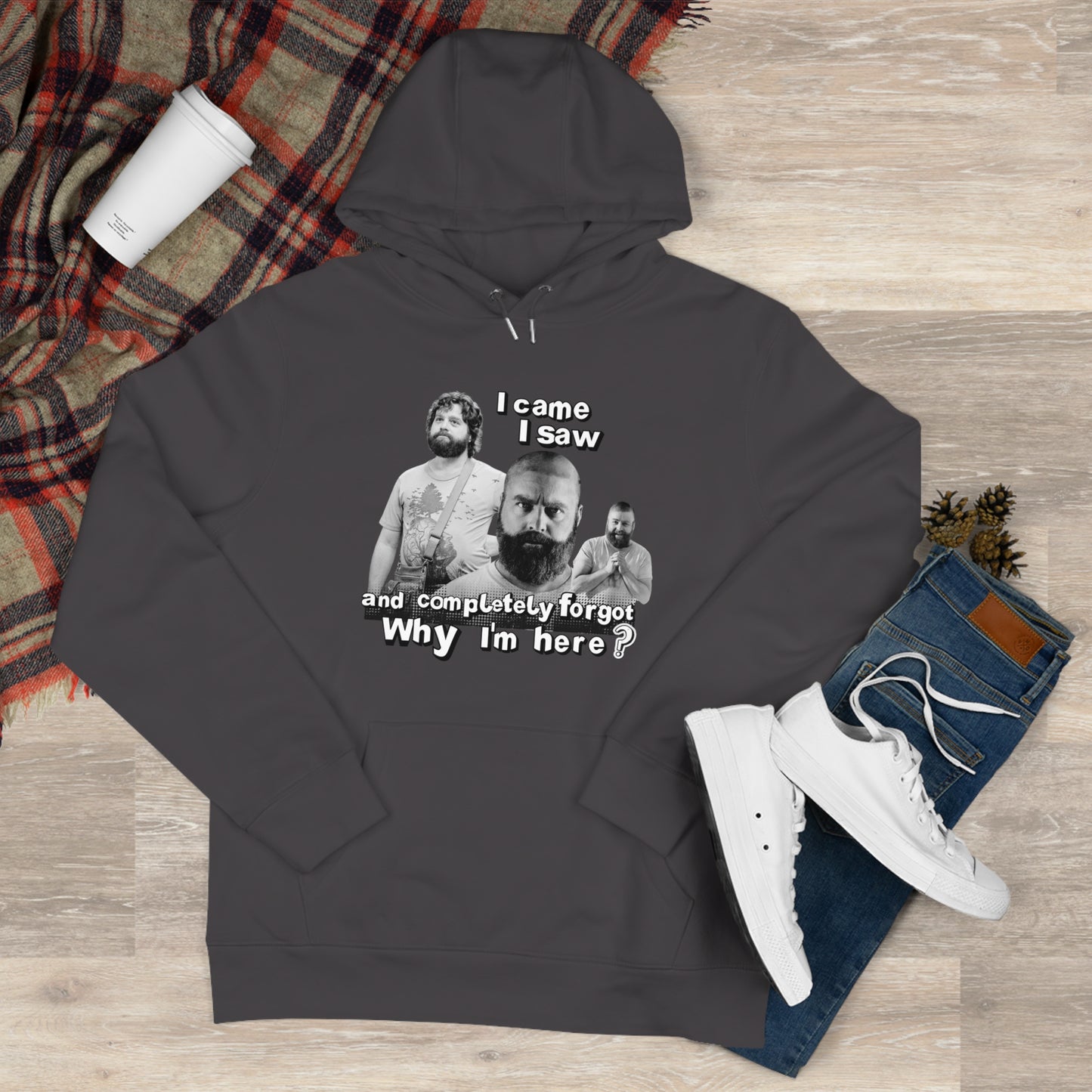 I cam- saw- and forgot why I am here - Alan Garner Hoodie for Men