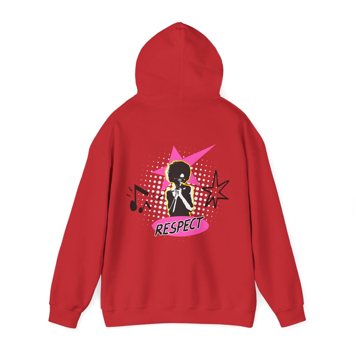 Respect Unisex Hooded Sweatshirt, Streetwear Hoodie