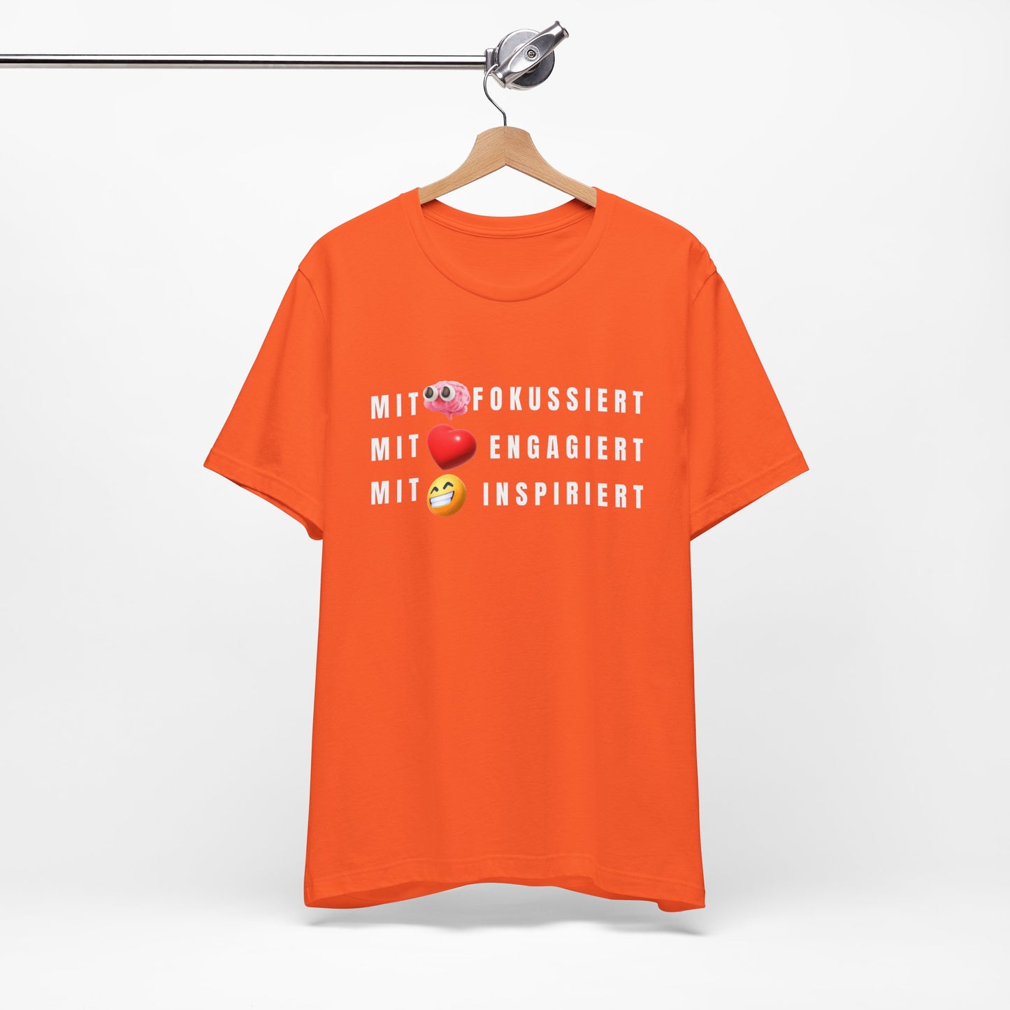 Inspirational Emoji T-Shirt Herz - Hirn - Humor - Heart - Mind - Humor