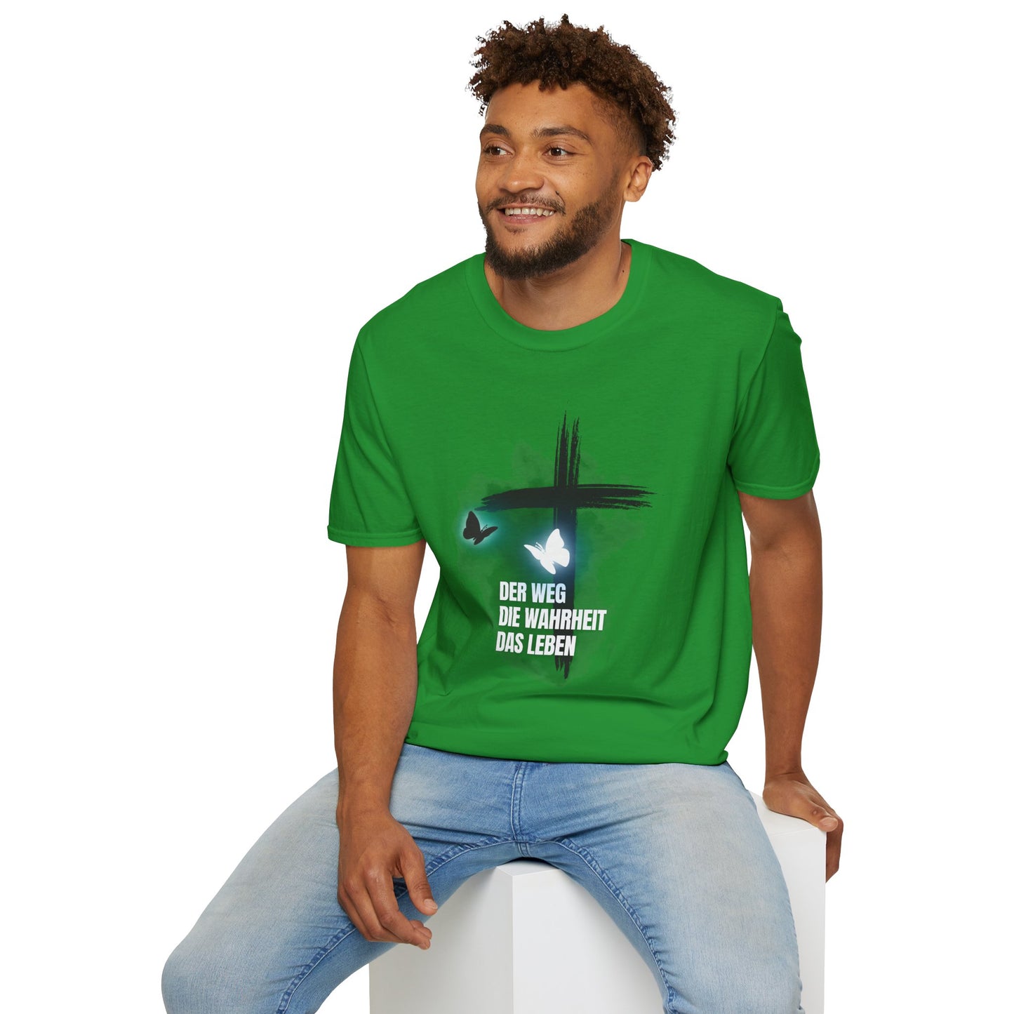 Faith-Inspired Unisex Softstyle T-Shirt – Spiritual, Jesus, Christian,