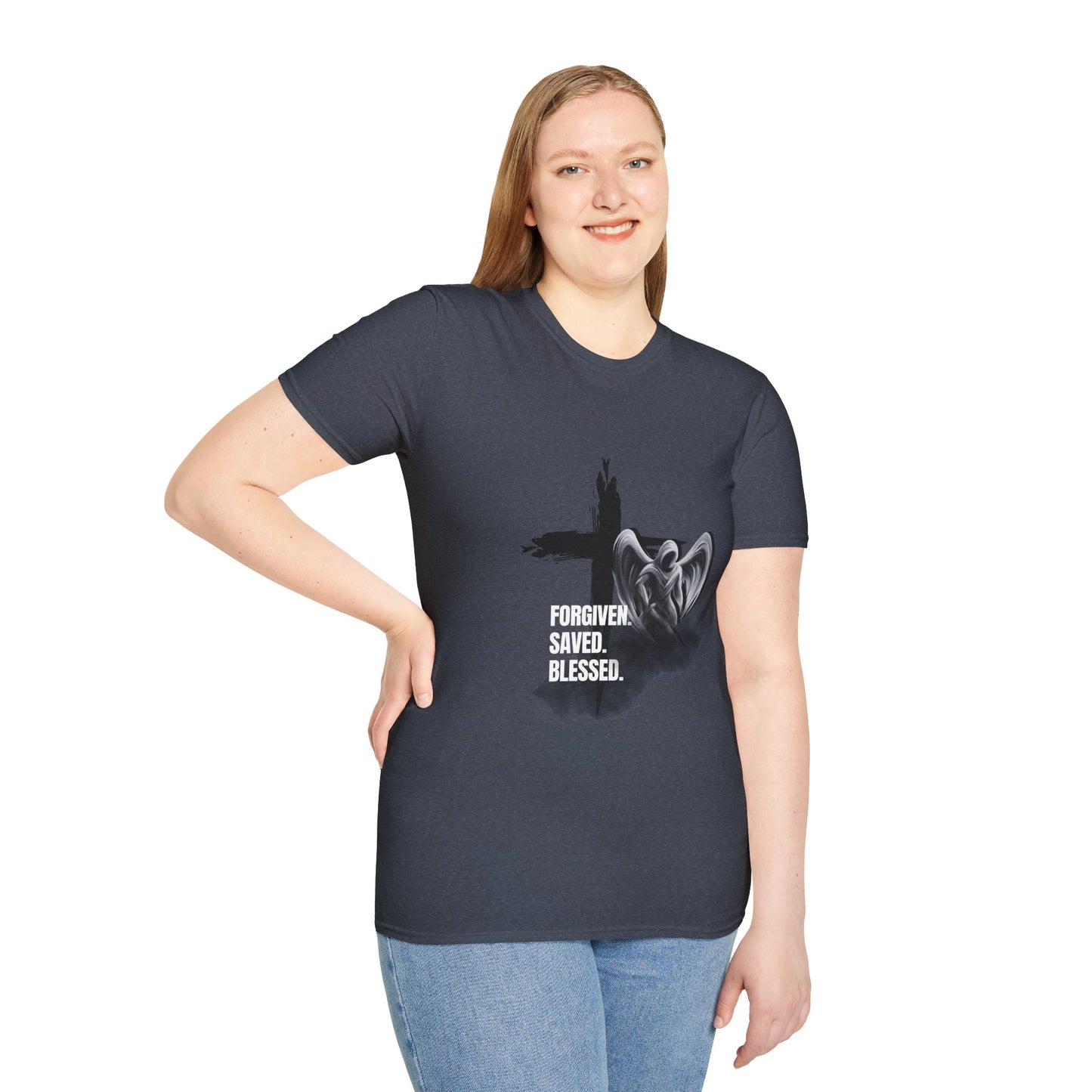 Blessed Faith Unisex Softstyle T-Shirt Jesus