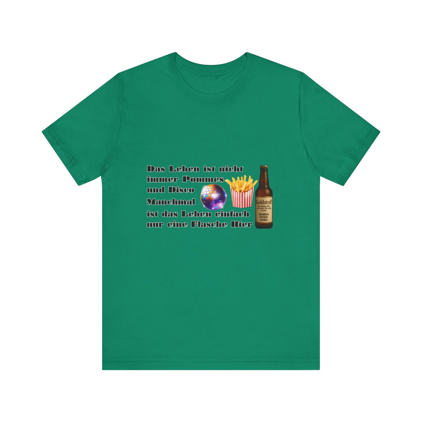 Pommes, Disco & Bier Shirt- Unisex