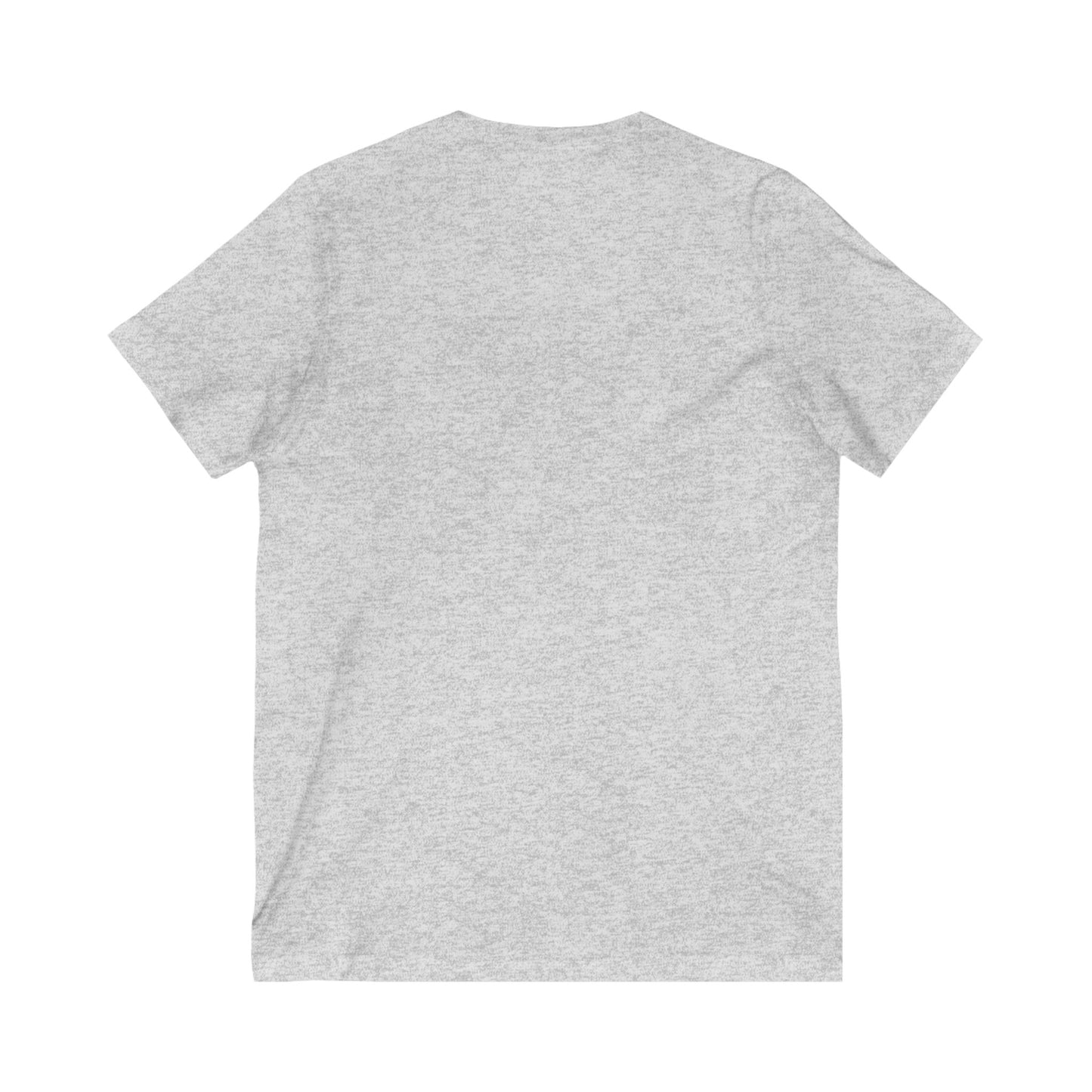 Blessed Saved Loved Unisex V-Neck Tee - Inspirational Faith Shirt