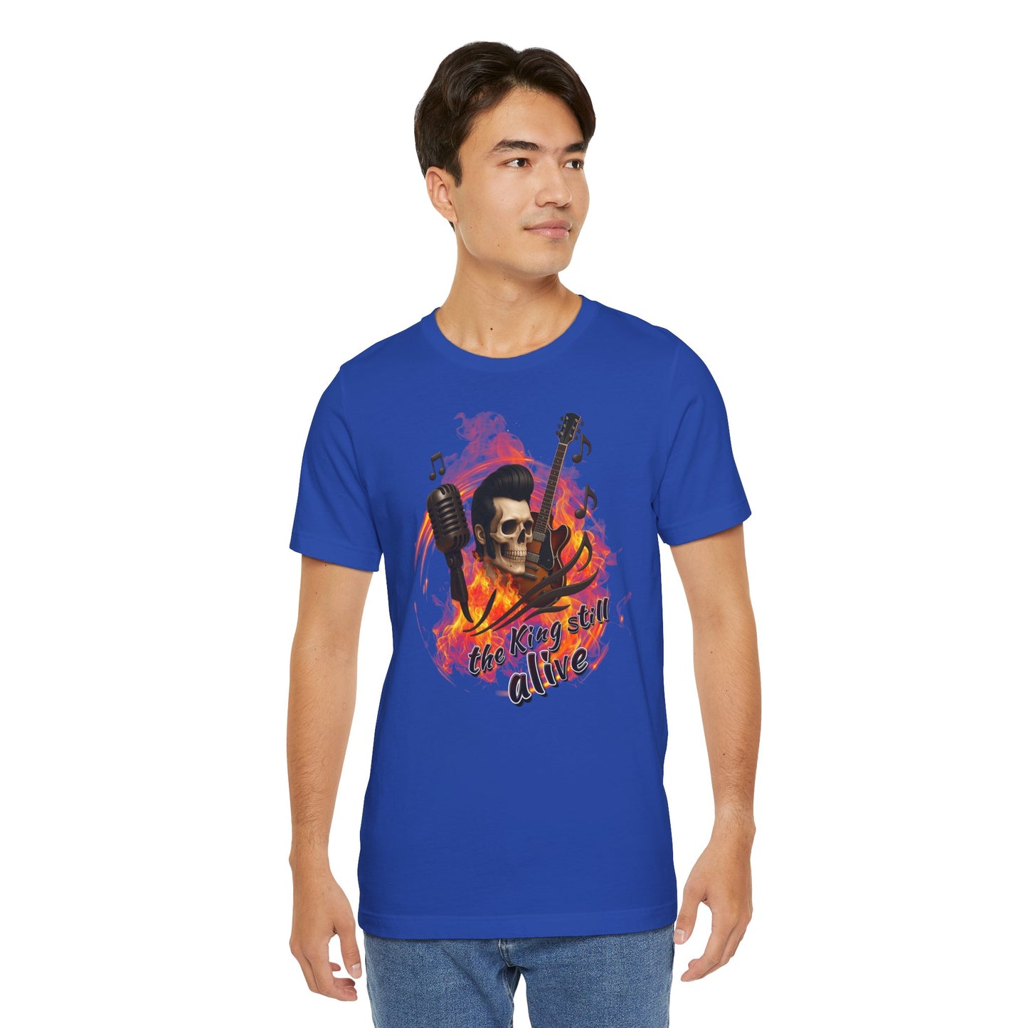 Music Vibes Unisex Jersey Tee - 'The King Still Alive' Graphic T-Shirt