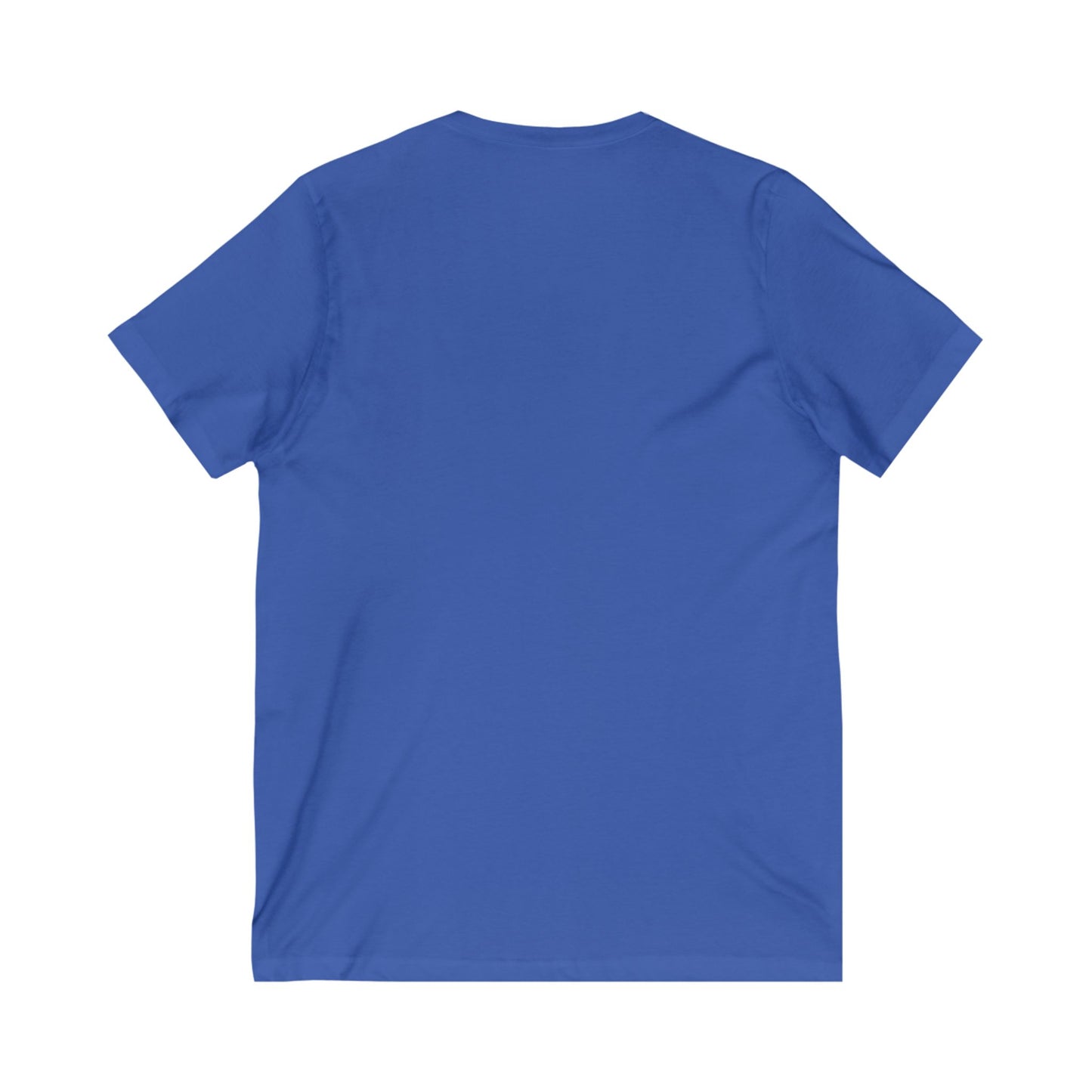 Blessed Saved Loved Unisex V-Neck Tee - Inspirational Faith Shirt