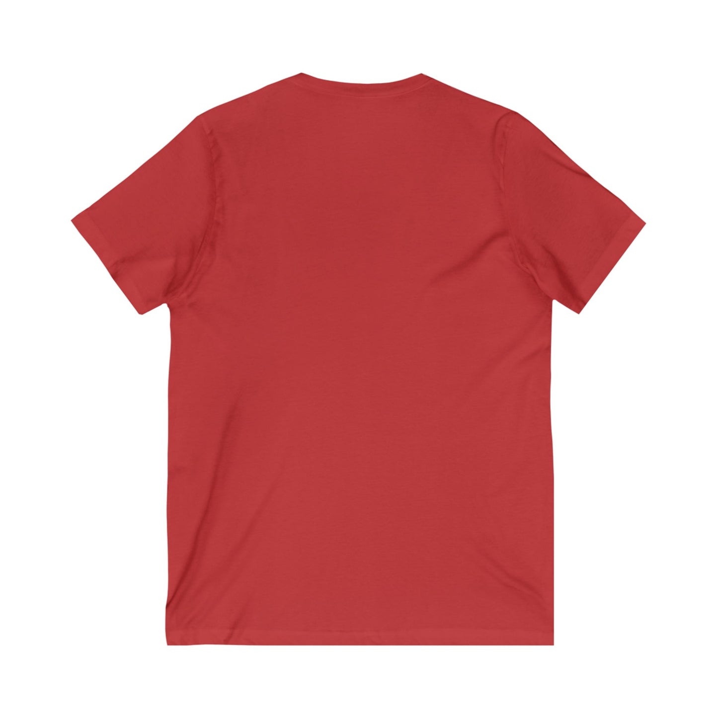 Blessed Saved Loved Unisex V-Neck Tee - Inspirational Faith Shirt