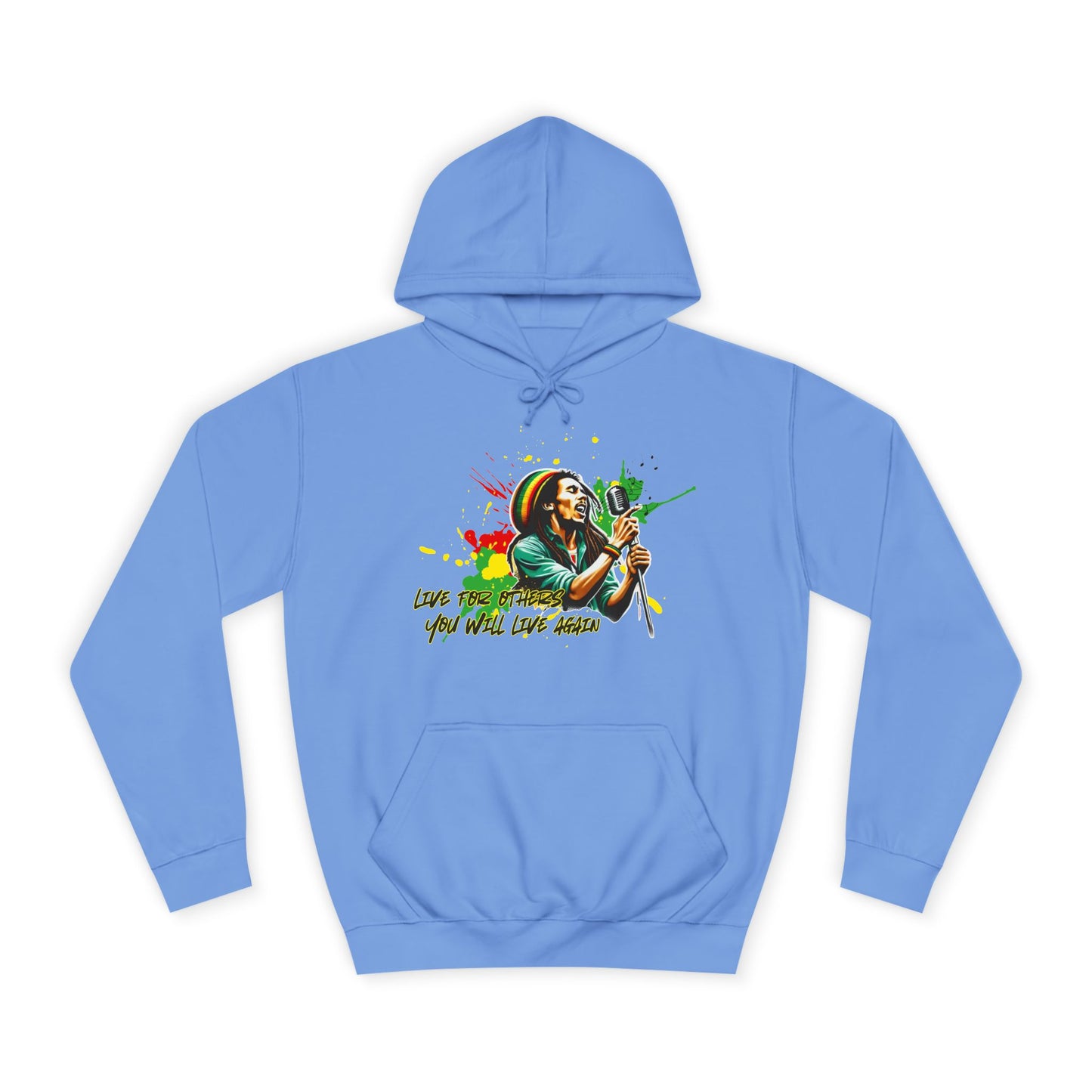 Live for others B o b M a r l e y Hoodie