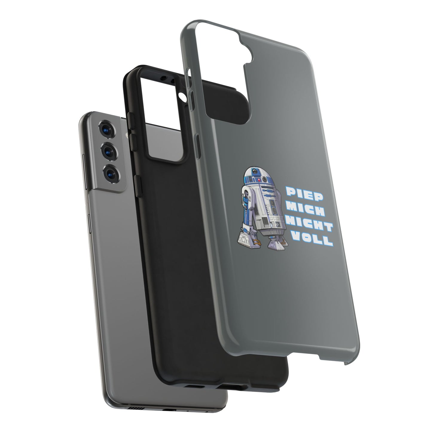 Tough Phone Case - R2-D2 Design with "PIEP MICH NICHT VOLL"