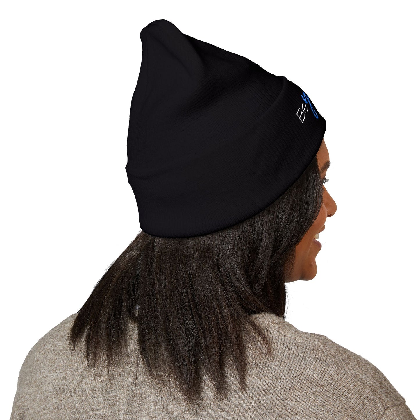 Vibrant "BeYoutiful" Cuffed Beanie - Stylish Embroidered Hat for Self-Expression