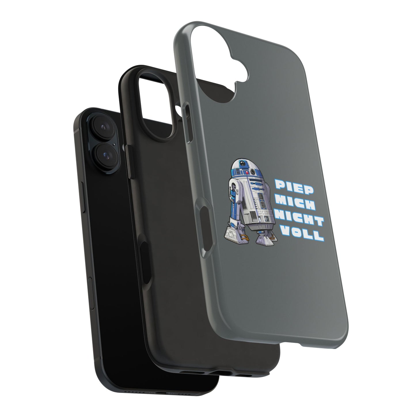 Tough Phone Case - R2-D2 Design with "PIEP MICH NICHT VOLL"