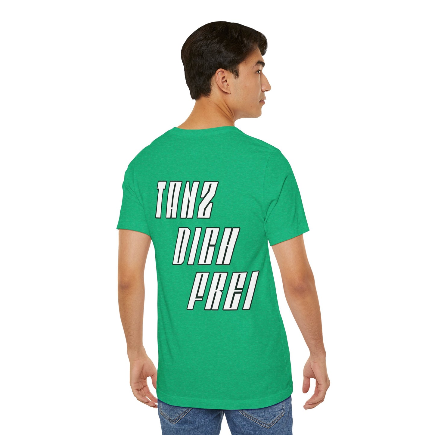 Tanz dich frei - Retro Techno Vibe Unisex Tee, Dance Party Shirt, Gift for Ravers, Festival Fashion,