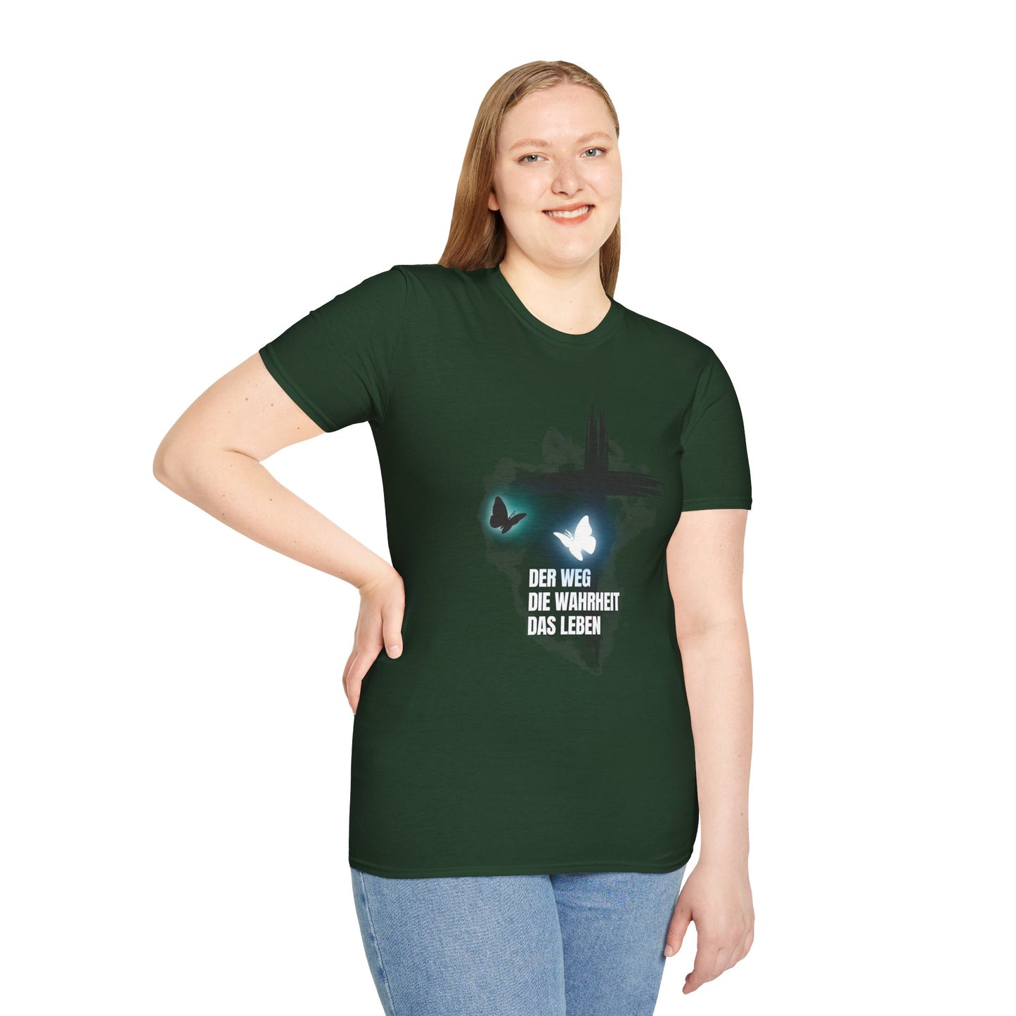Faith-Inspired Unisex Softstyle T-Shirt – Spiritual, Jesus, Christian,