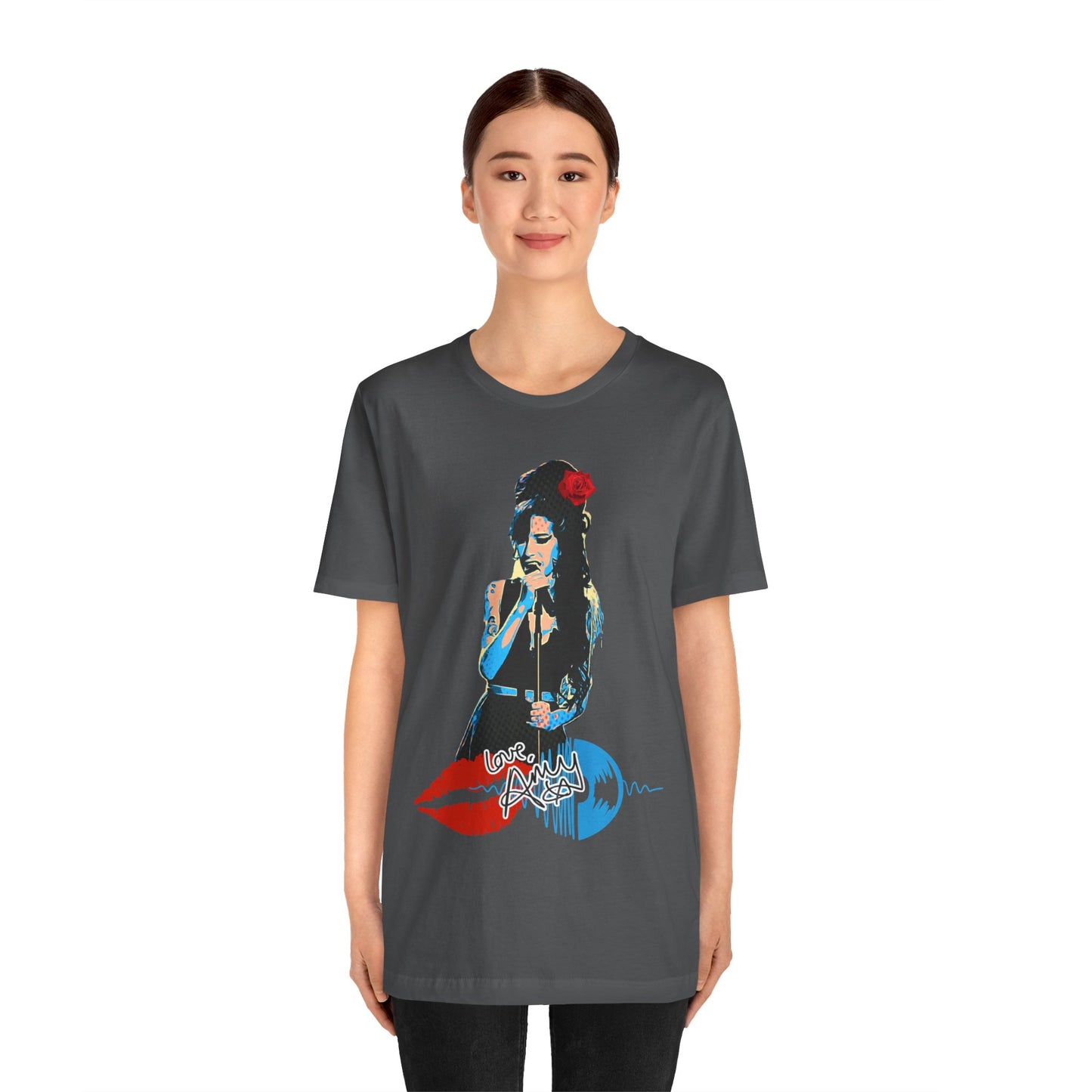 Amy Vintage-Inspired Music Lover's e T-Shirt
