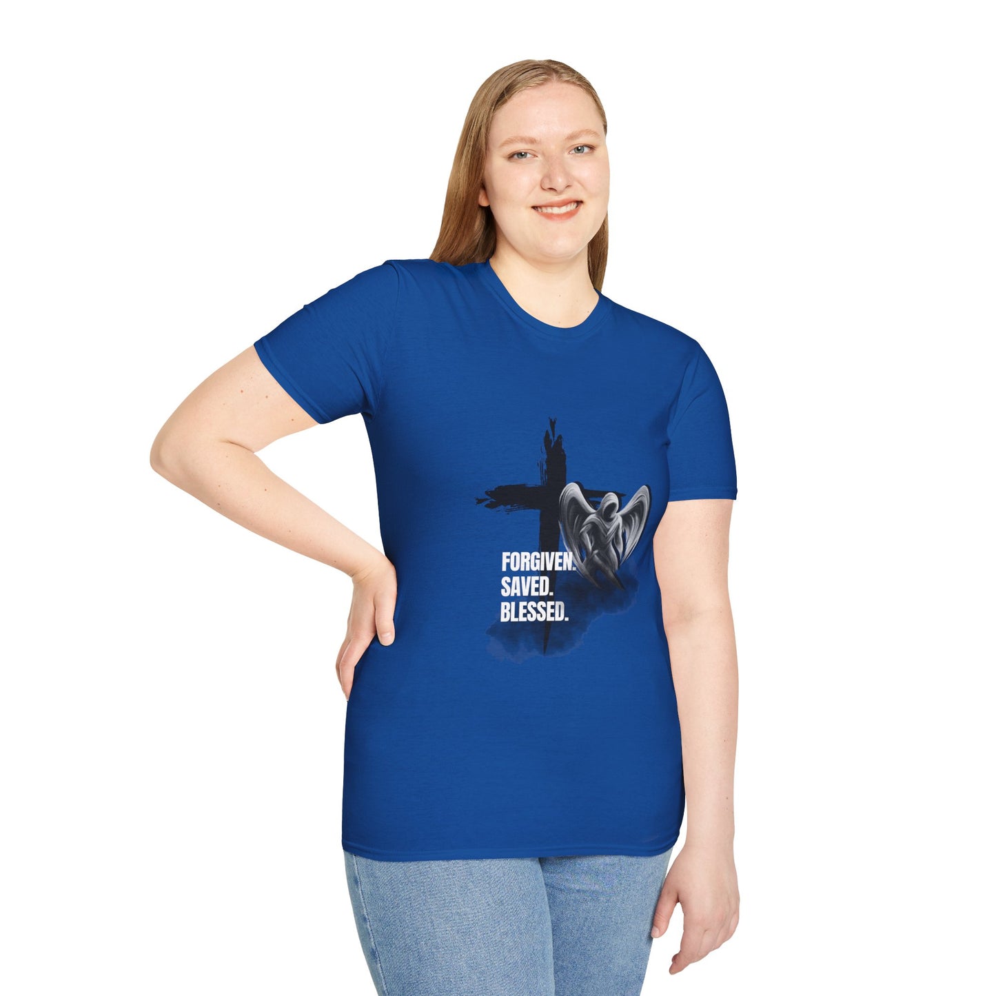 Blessed Faith Unisex Softstyle T-Shirt Jesus