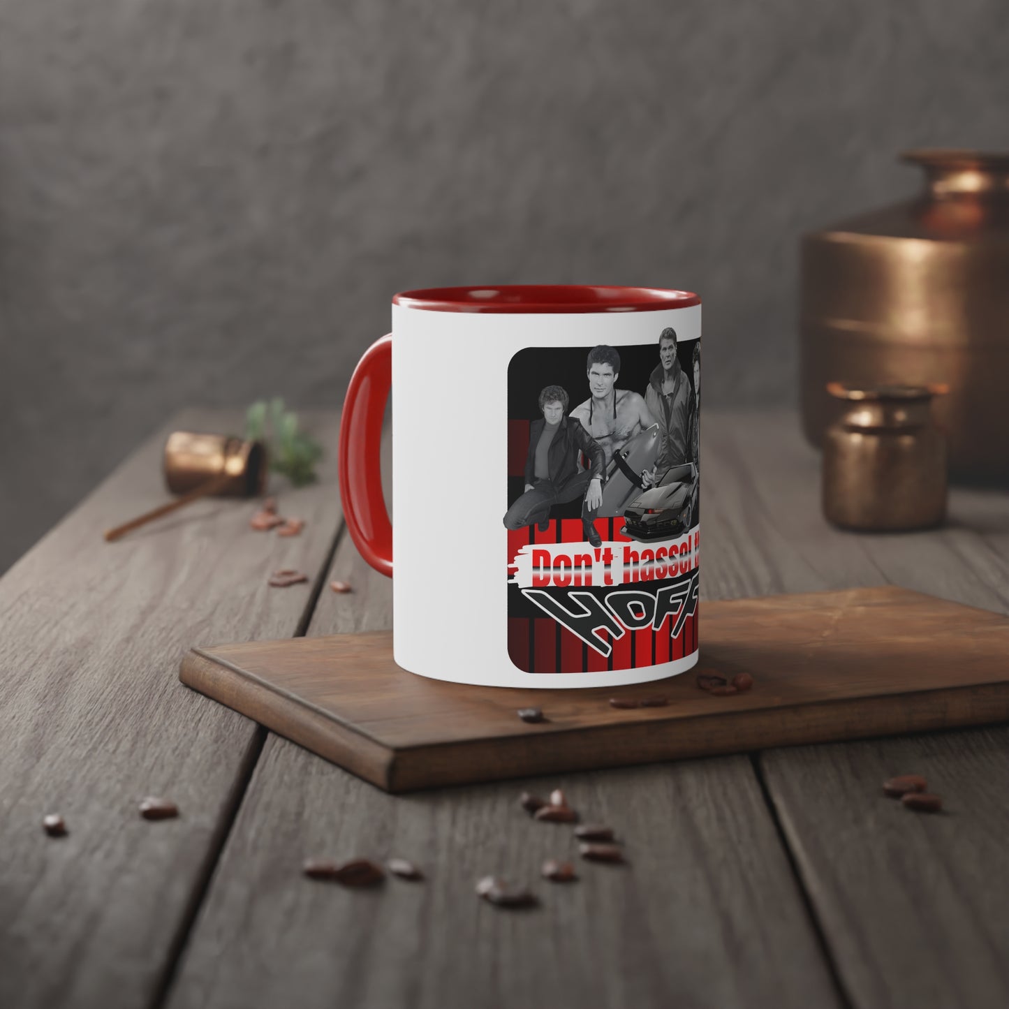 Donât Hassel the Hoff Mug Tasse 80s Nostalgie