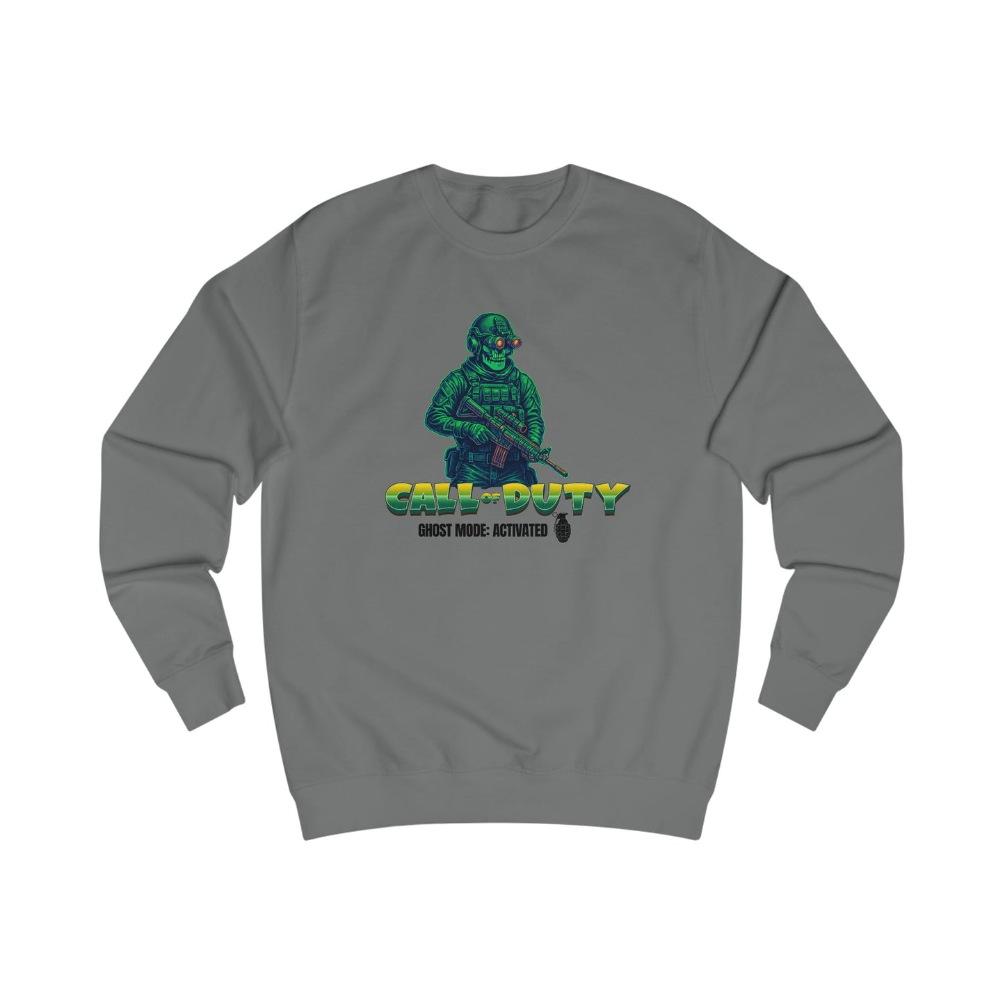 Gaming Inspired Unisex Sweatshirt - 'Call of Duty: Ghost Mode Activated'