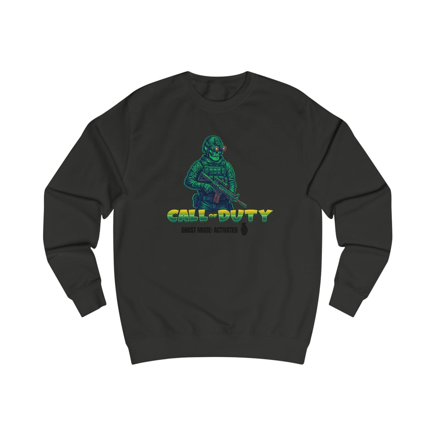 Gaming Inspired Unisex Sweatshirt - 'Call of Duty: Ghost Mode Activated'