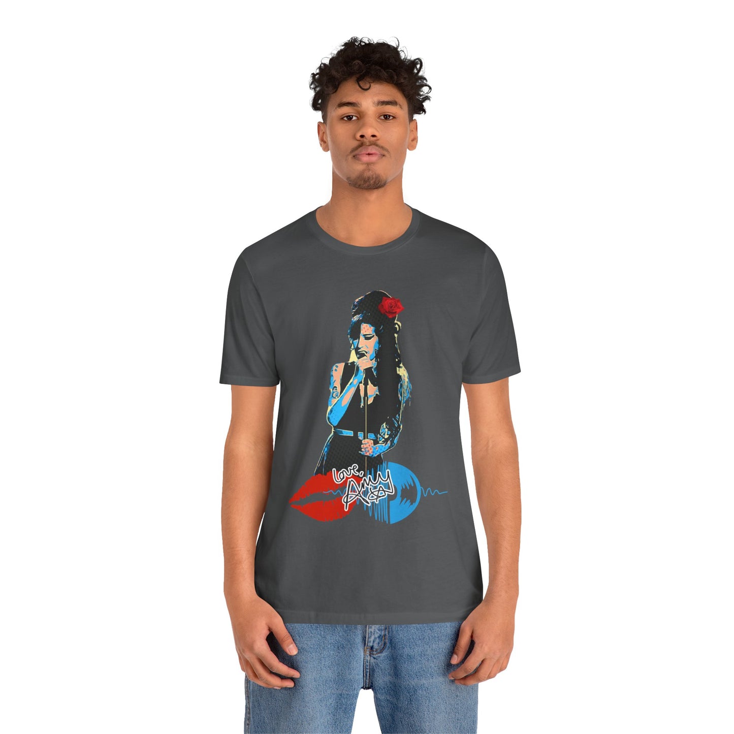 Amy Vintage-Inspired Music Lover's e T-Shirt