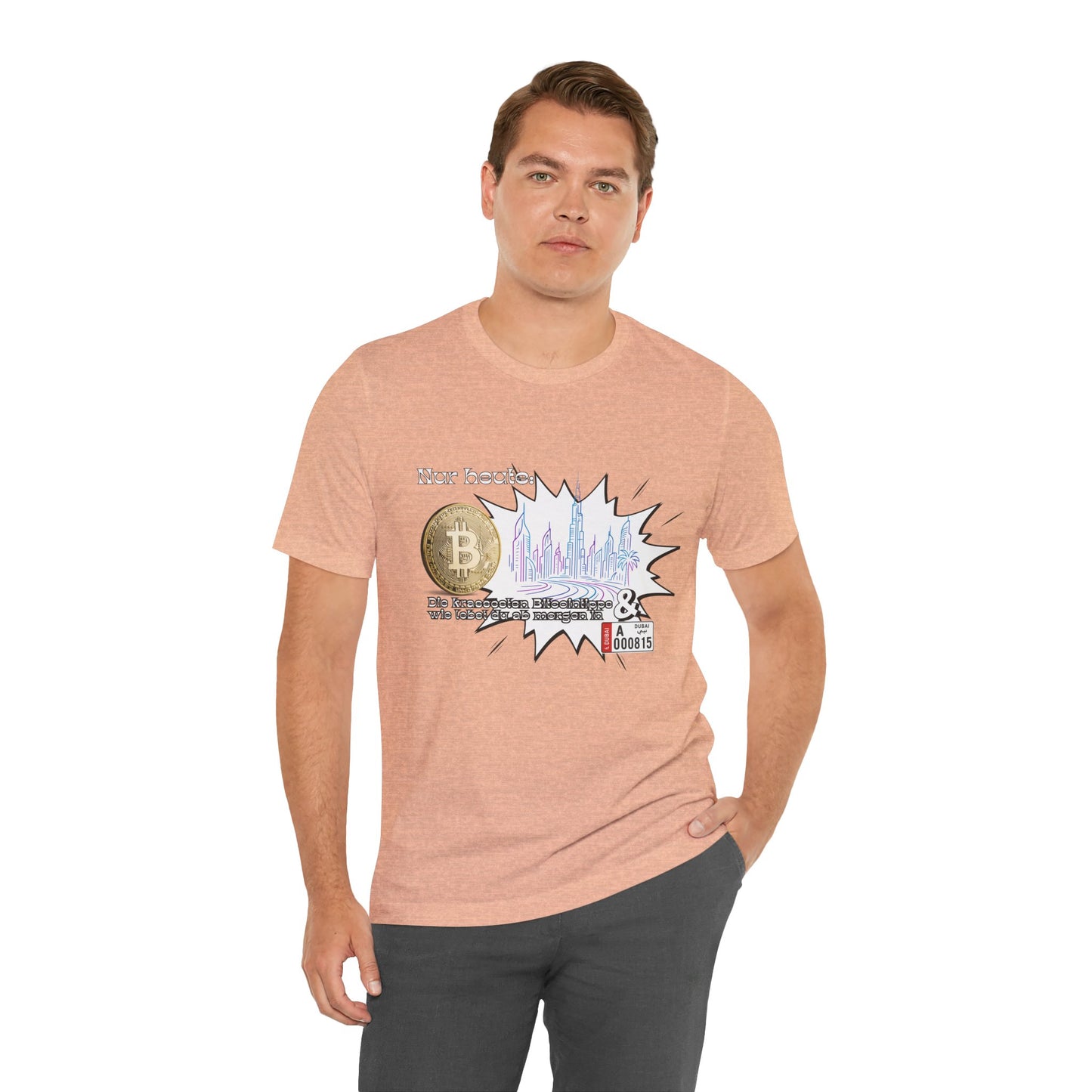 Bitcoins Dubai - Rosarote Welt - lass dich nicht verarschen T - Shirt
