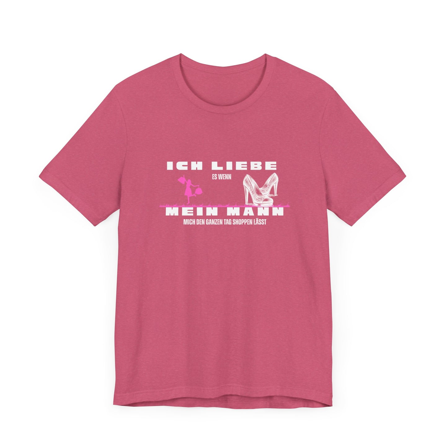 I Love My Husband "Shopping" Unisex Jersey Short Sleeve Tee
