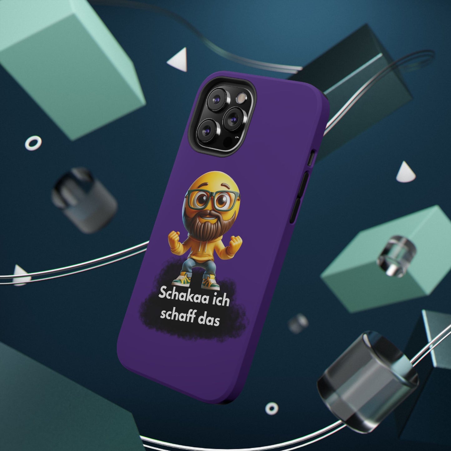 Motivational Impact-Resistant Phone Case - "Schakaa I can do it"