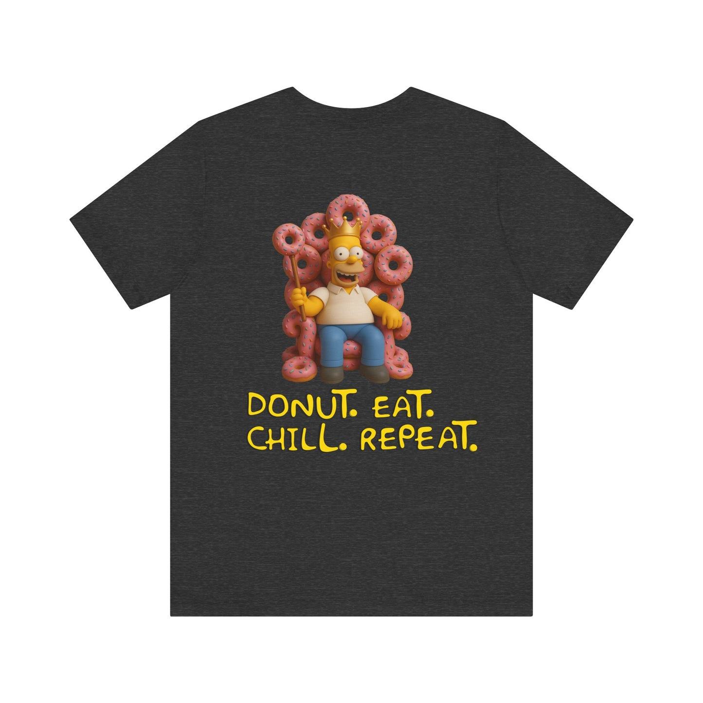 The Simpsons Donut Lover Tee - Funny Graphic T-Shirt -unisex