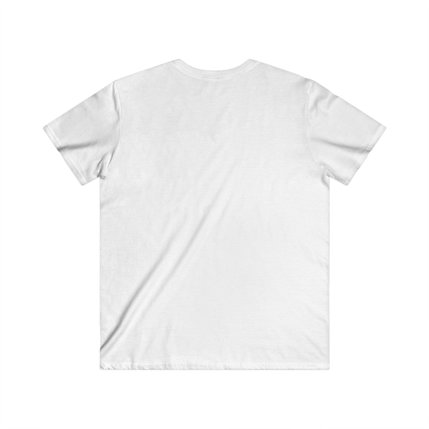 Men's Motivational Fitted V-Neck Tee - "Mach Laut Was Dich Leise Stark Macht"