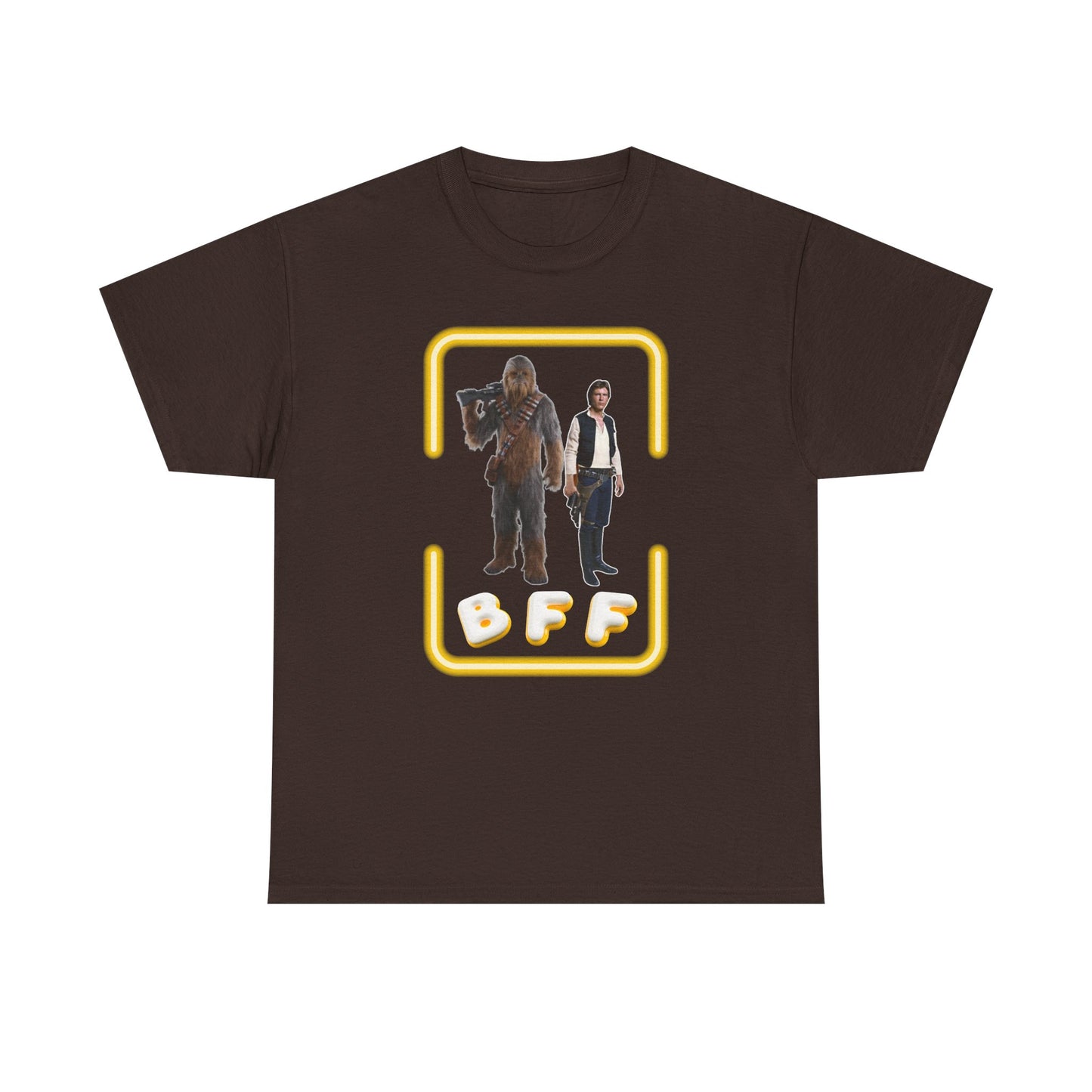 BFF Chewbacca & Han Solo Unisex Heavy Cotton Shirt