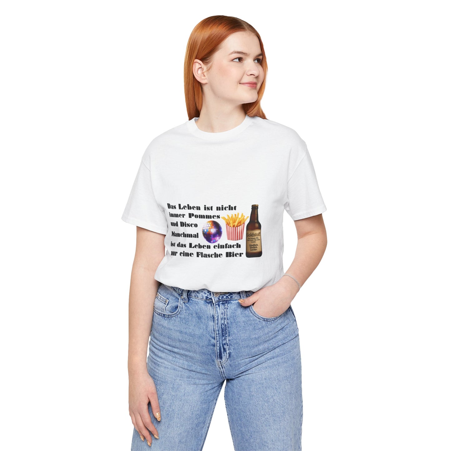 Pommes, Disco & Bier Shirt- Unisex