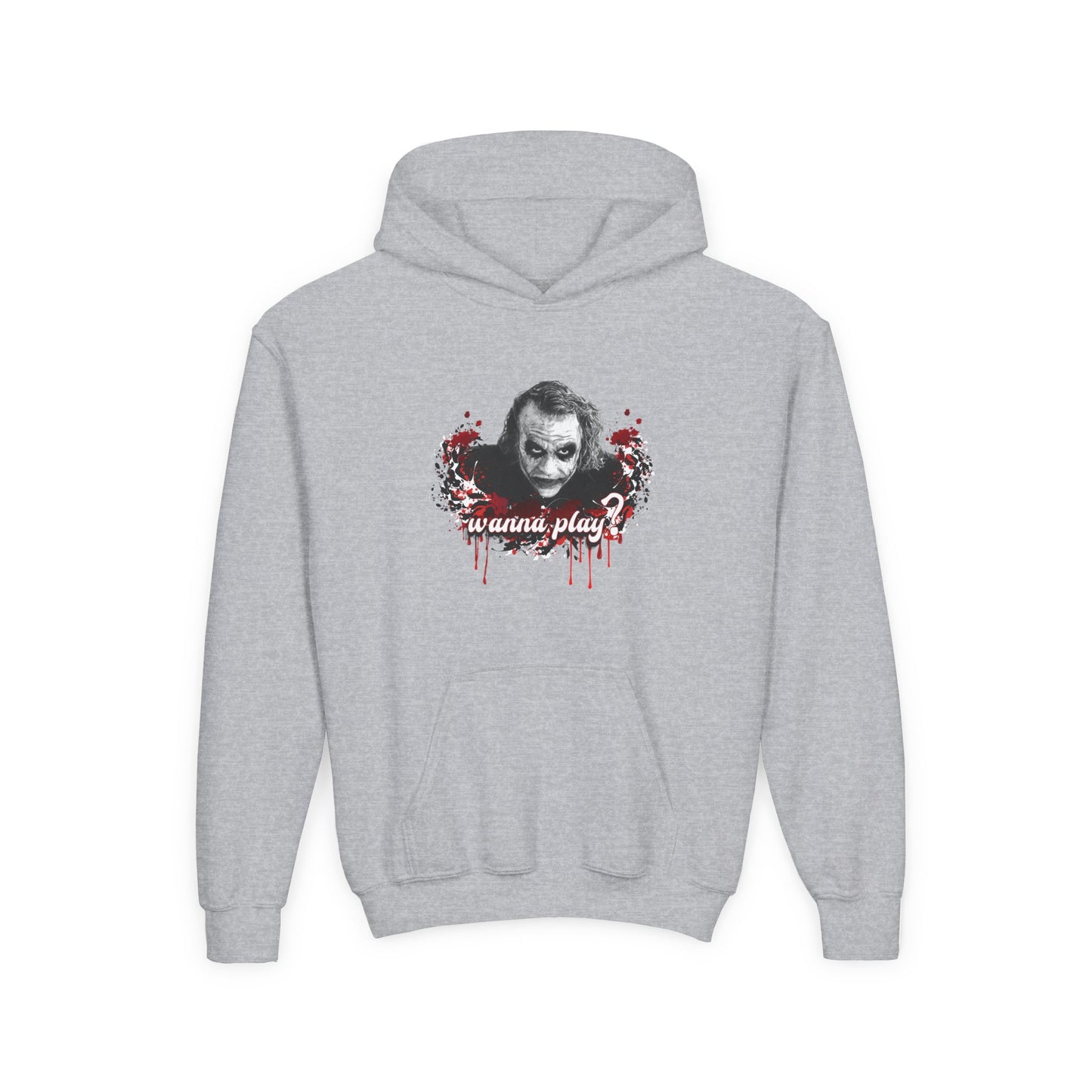 Joker "wanna play" College Hoodie Teeny