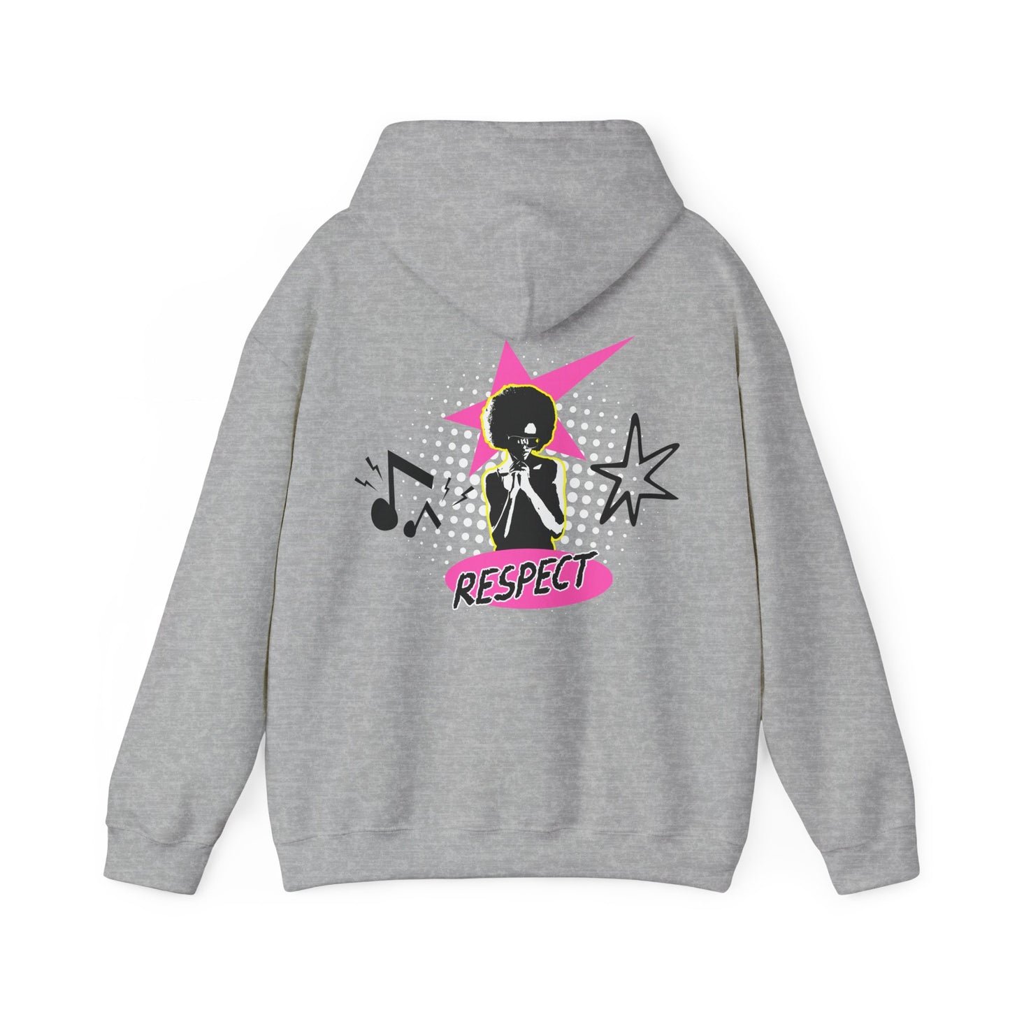 Respect Unisex Hooded Sweatshirt, Streetwear Hoodie